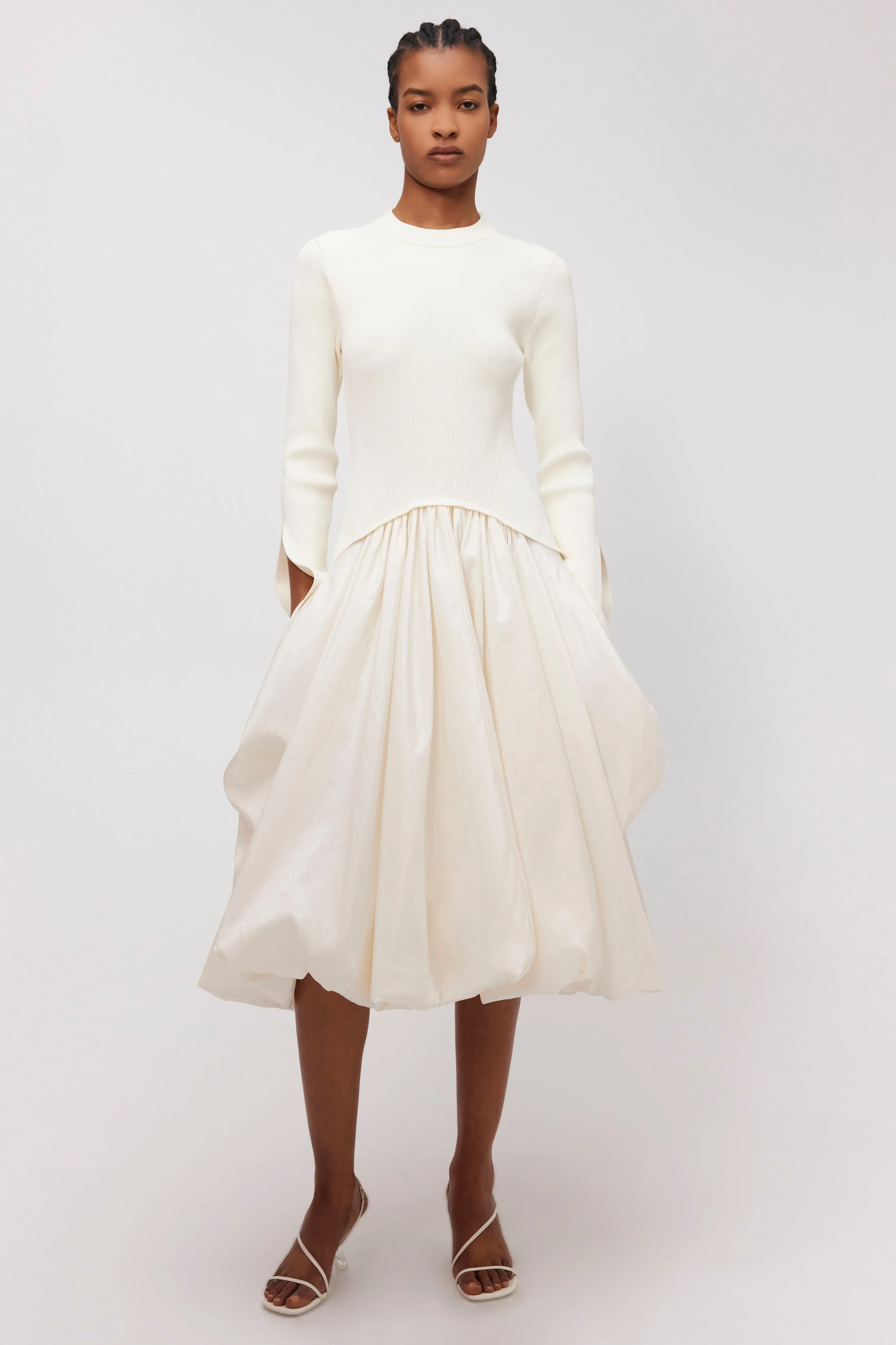 Kenlie Taffeta Knit Midi Dress sold by Simkhai