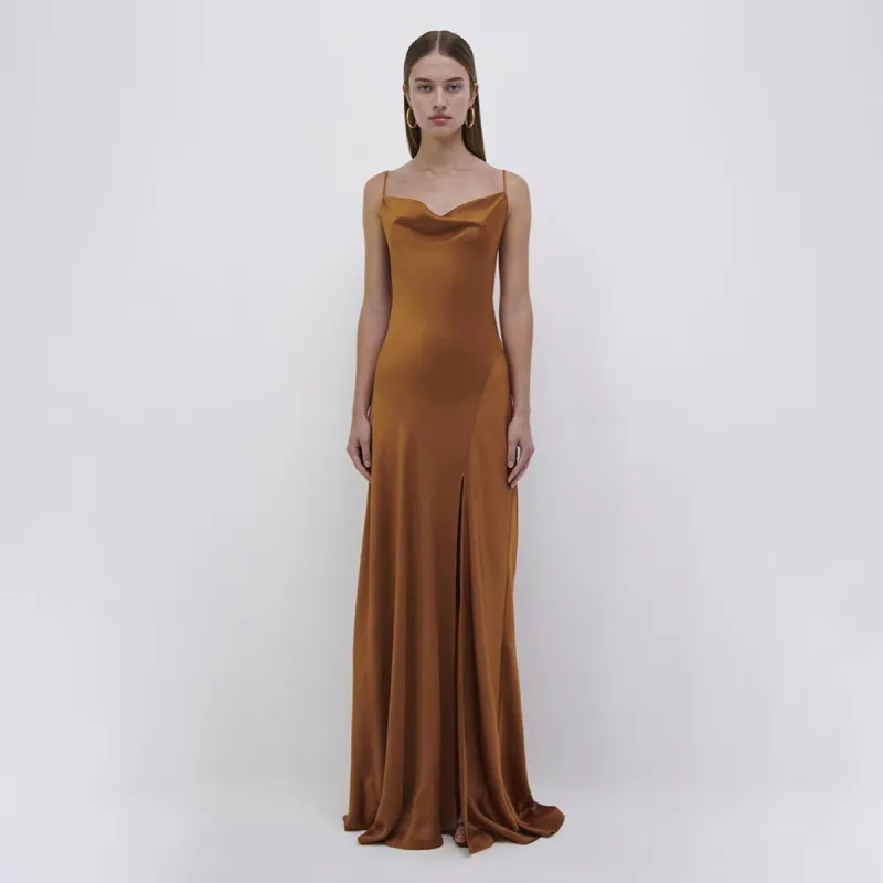 Finley Satin Slip Gown sold by Simkhai