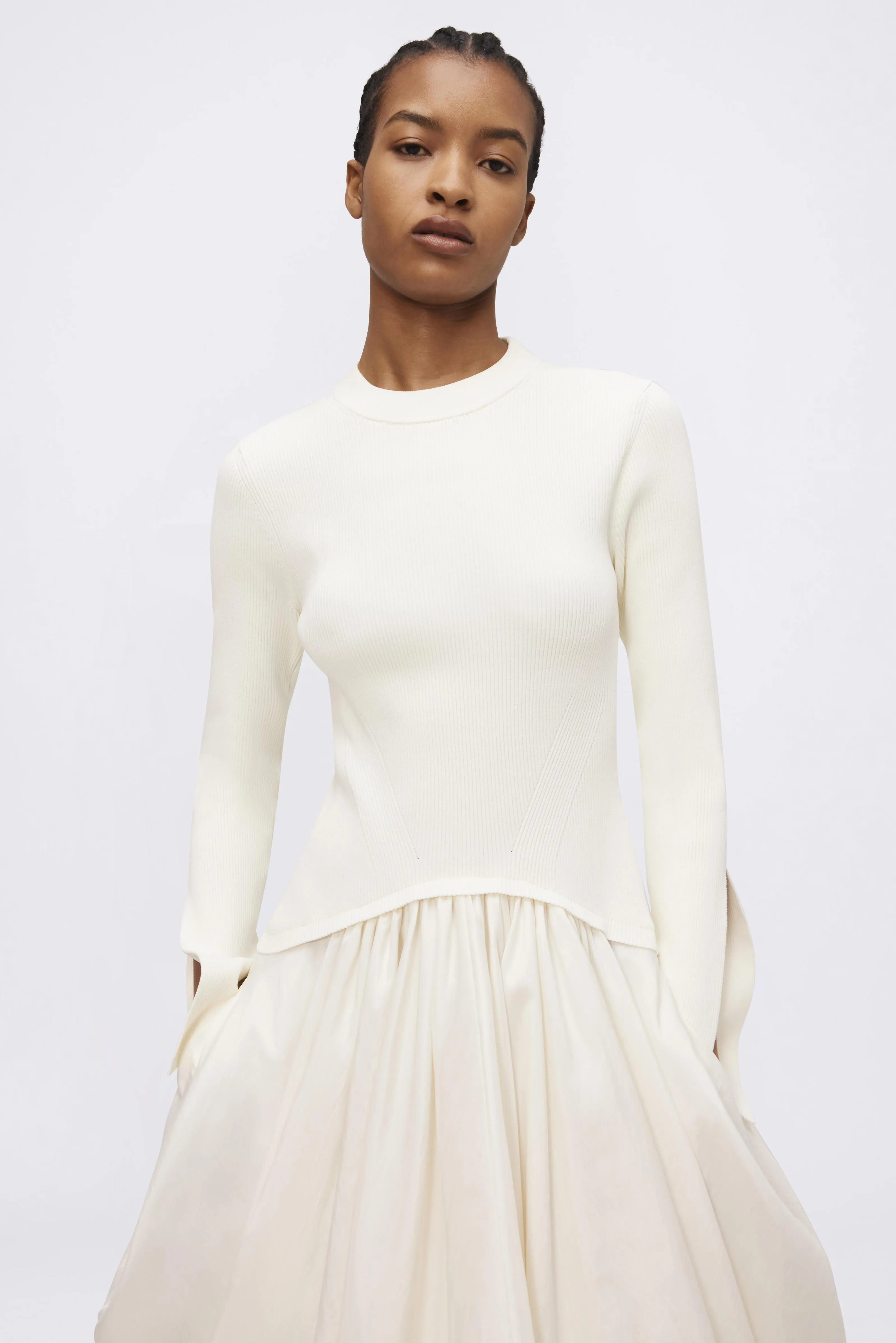 Kenlie Taffeta Knit Midi Dress sold by Simkhai product image thumbnail 4