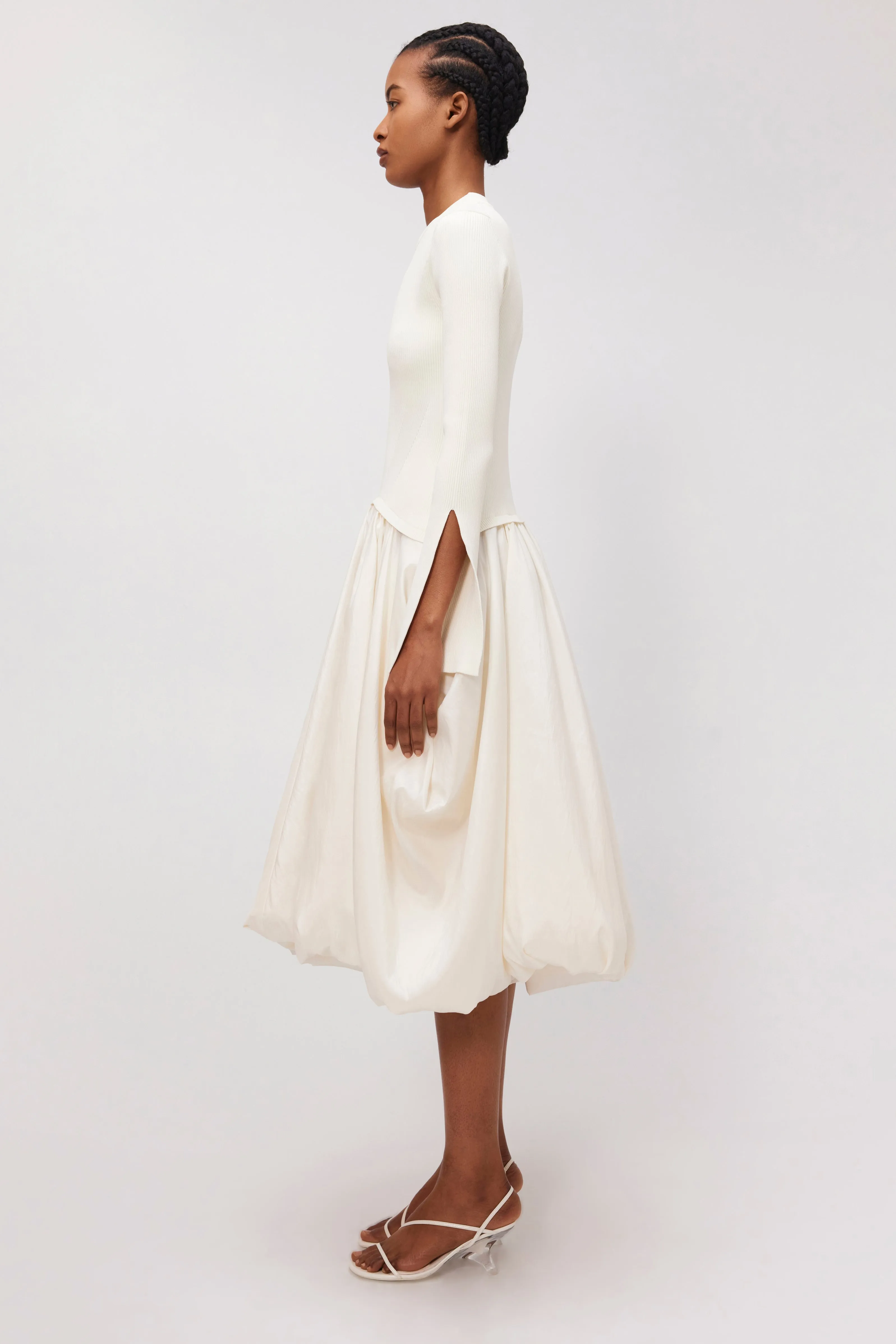 Kenlie Taffeta Knit Midi Dress sold by Simkhai product image thumbnail 2