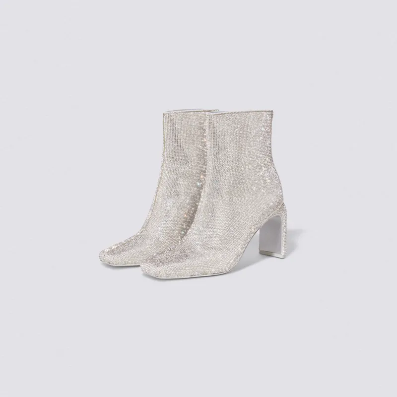 Kelsey Crystal Heeled Boot made by Simkhai