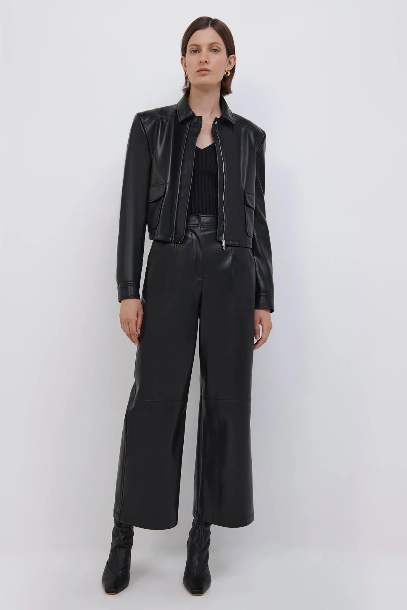 Donna Vegan Leather Jacket sold by Simkhai product image thumbnail 5