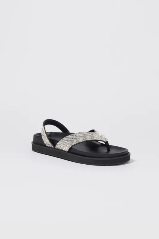 Talie Crystal Platform Sandal sold by Simkhai
