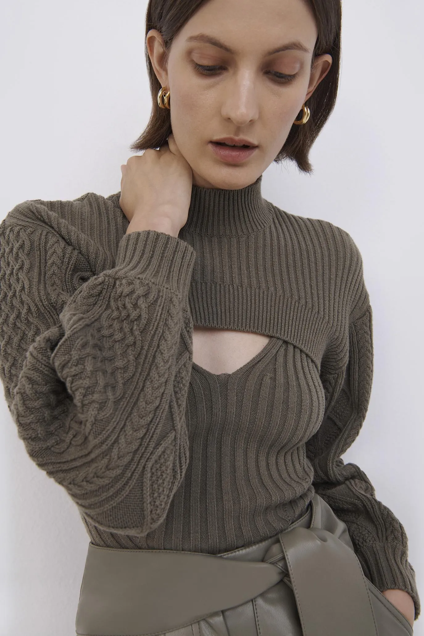 Elkie Fisherman Turtleneck sold by Simkhai product image thumbnail 4