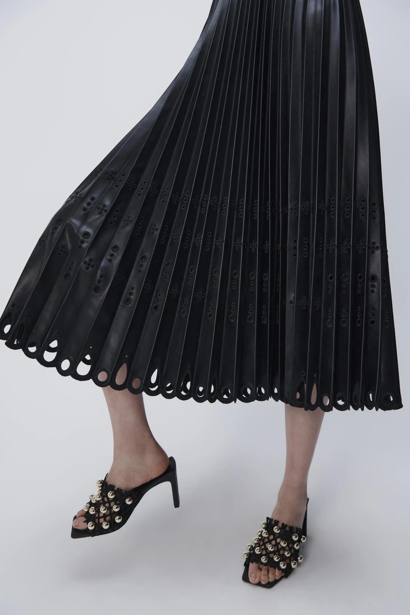 Alpine Vegan Leather Midi Dress sold by Simkhai product image thumbnail 3