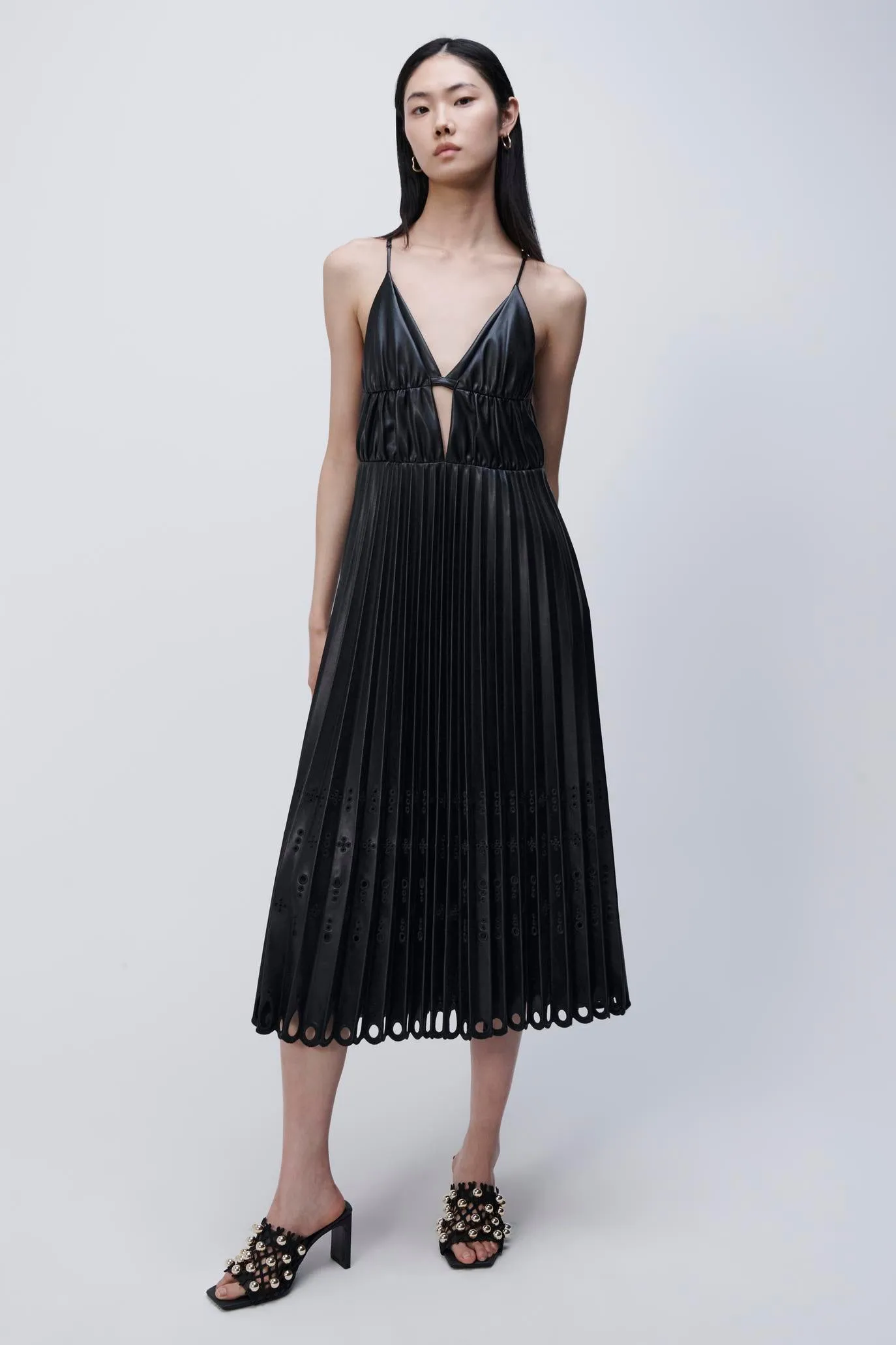 Alpine Vegan Leather Midi Dress sold by Simkhai product image thumbnail 2