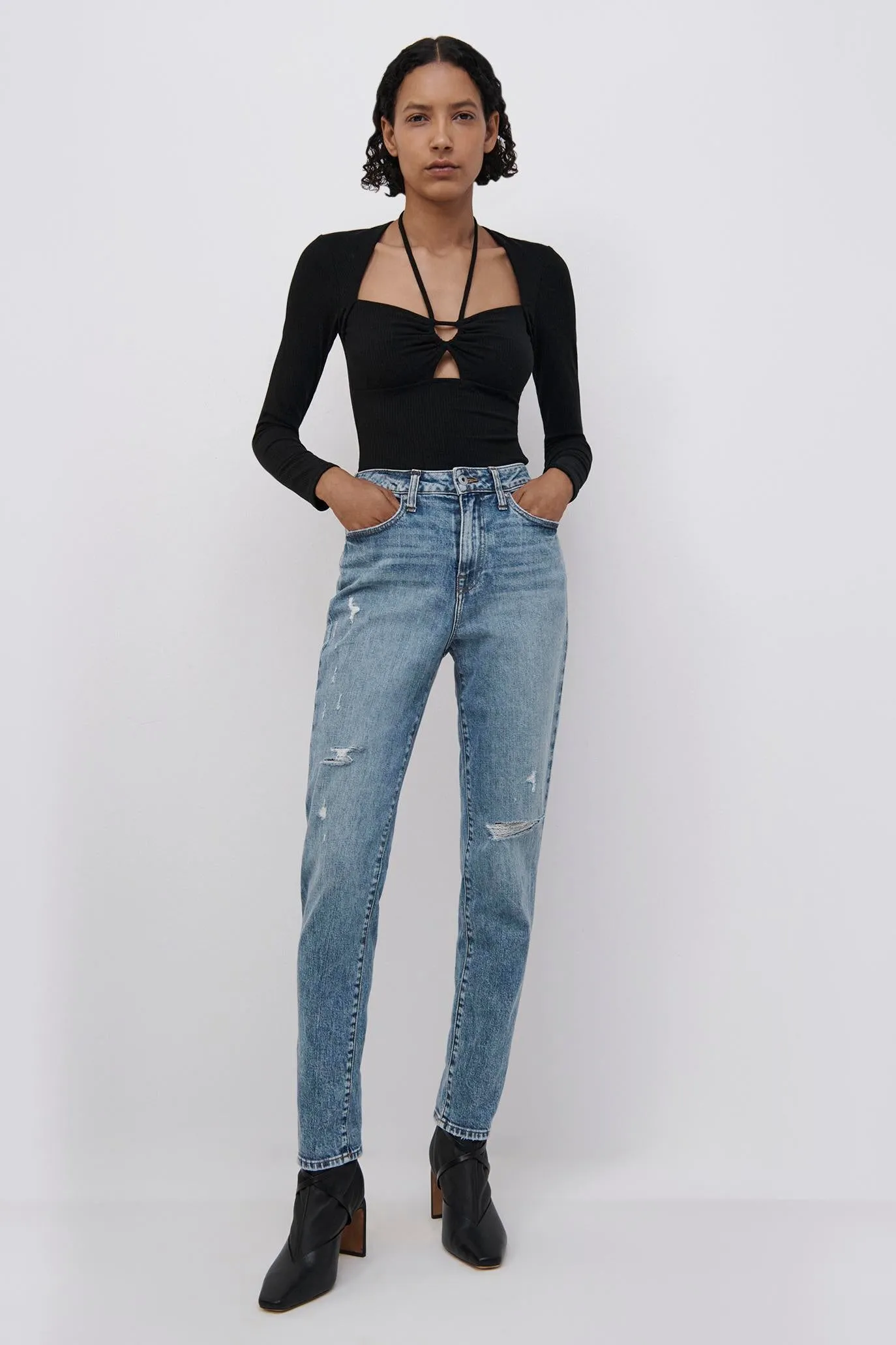 Merritt Shaping Rib Top sold by Simkhai product image thumbnail 3