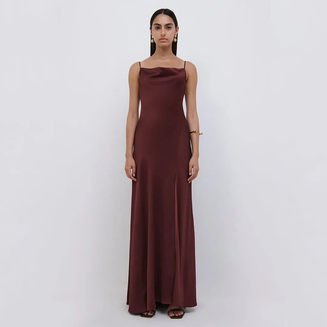 Finley Satin Slip Gown sold by Simkhai