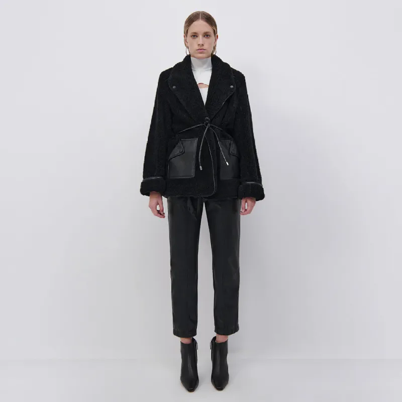 Kimia Recycled Fleece Jacket sold by Simkhai