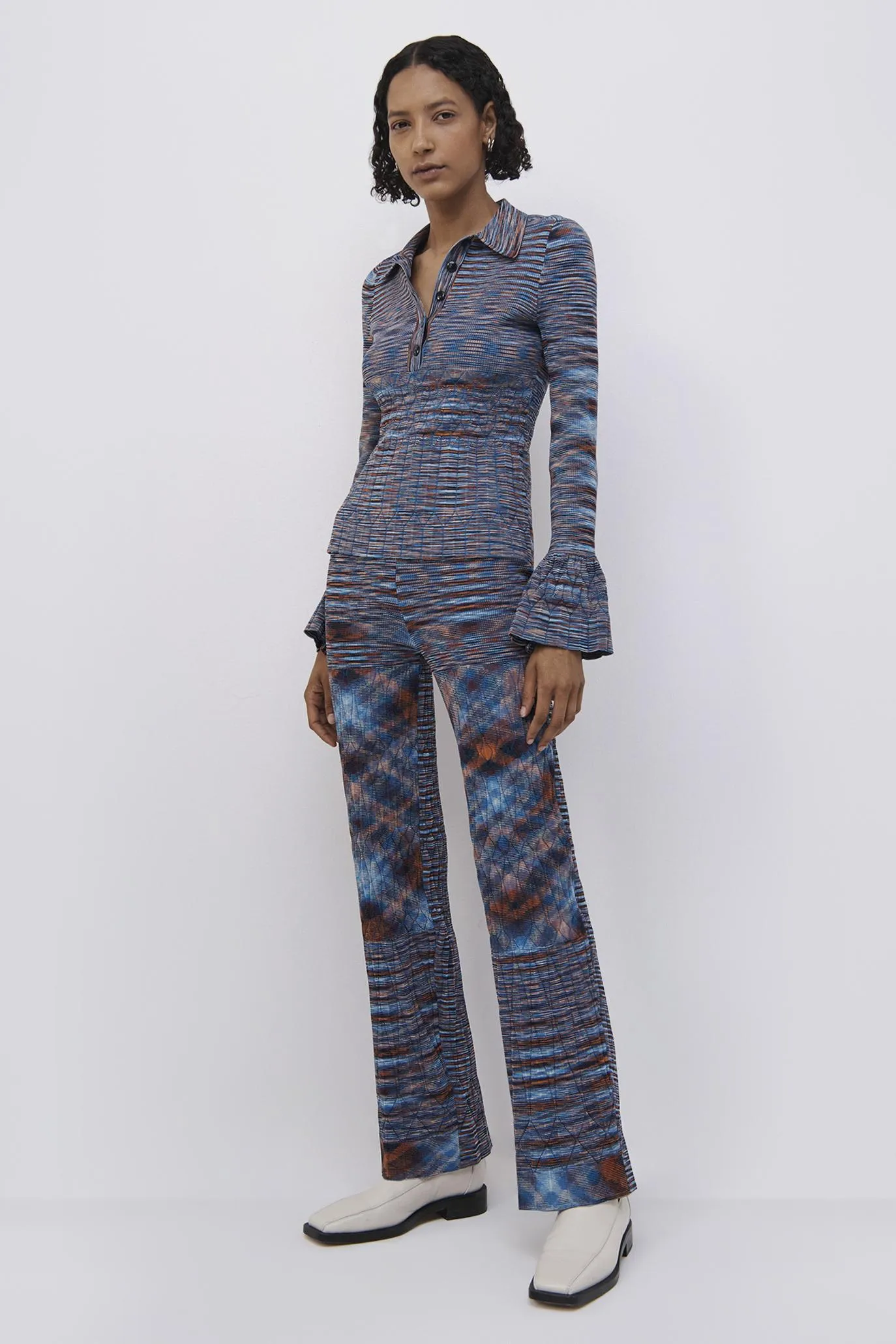 Georgette Space Dye Pant sold by Simkhai product image thumbnail 2