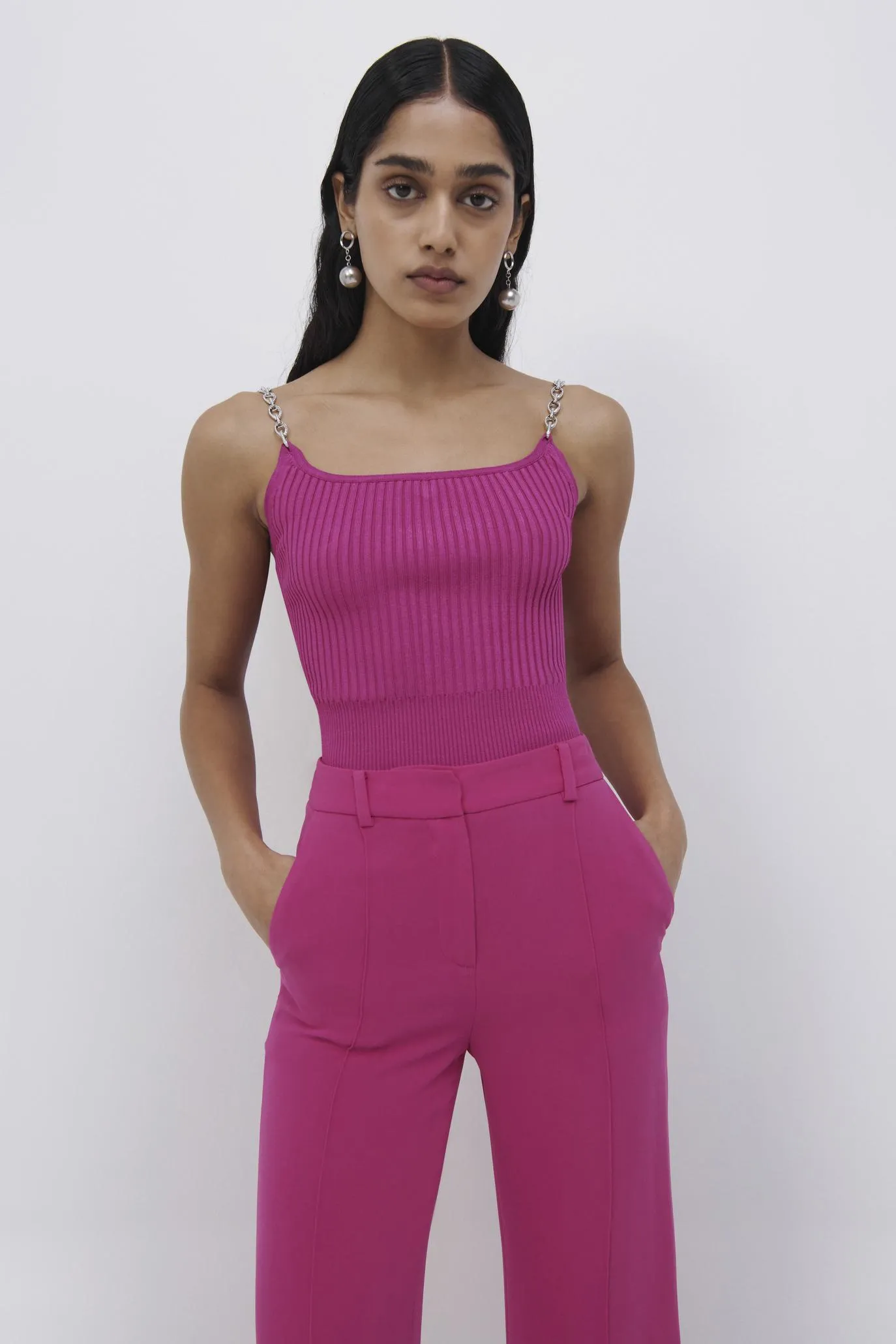 Genevieve Diamante Chain Tank Top sold by Simkhai product image thumbnail 2