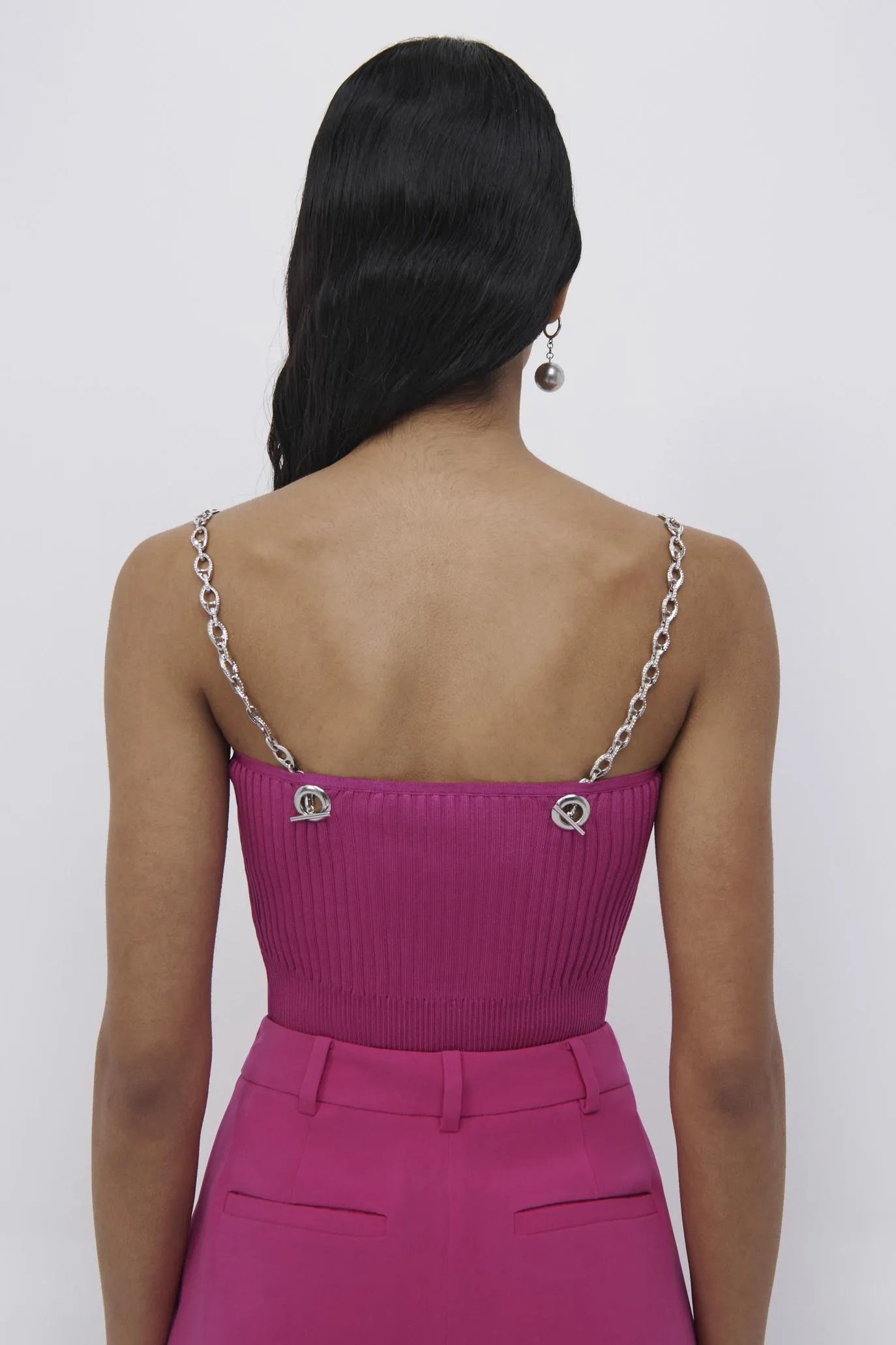 Genevieve Diamante Chain Tank Top sold by Simkhai product image thumbnail 5