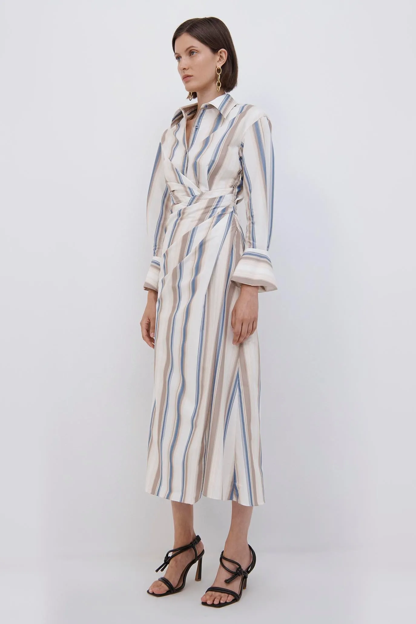 Marge Striped Midi Dress sold by Simkhai product image thumbnail 5