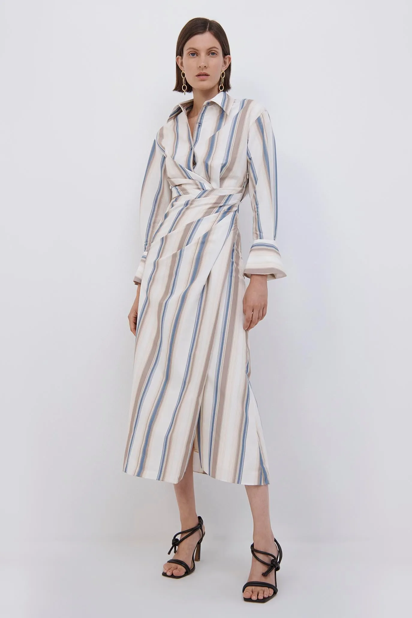 Marge Striped Midi Dress sold by Simkhai product image thumbnail 2