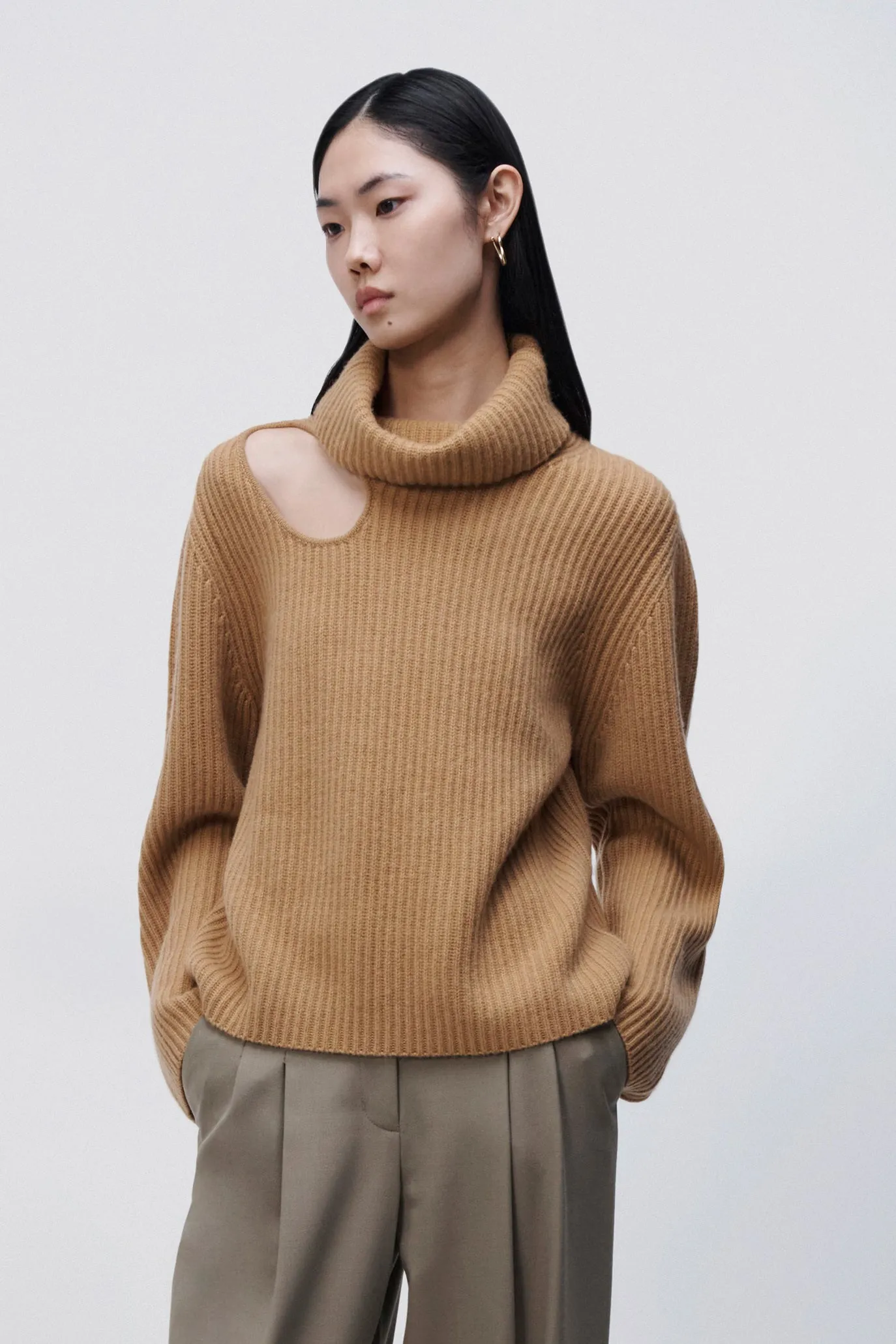 Dustin Recycled Cashmere Turtleneck Pullover sold by Simkhai product image thumbnail 2