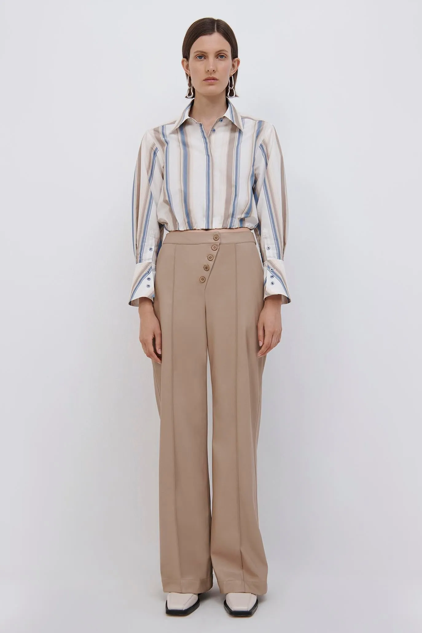 Blythe Cropped Shirt sold by Simkhai product image thumbnail 5