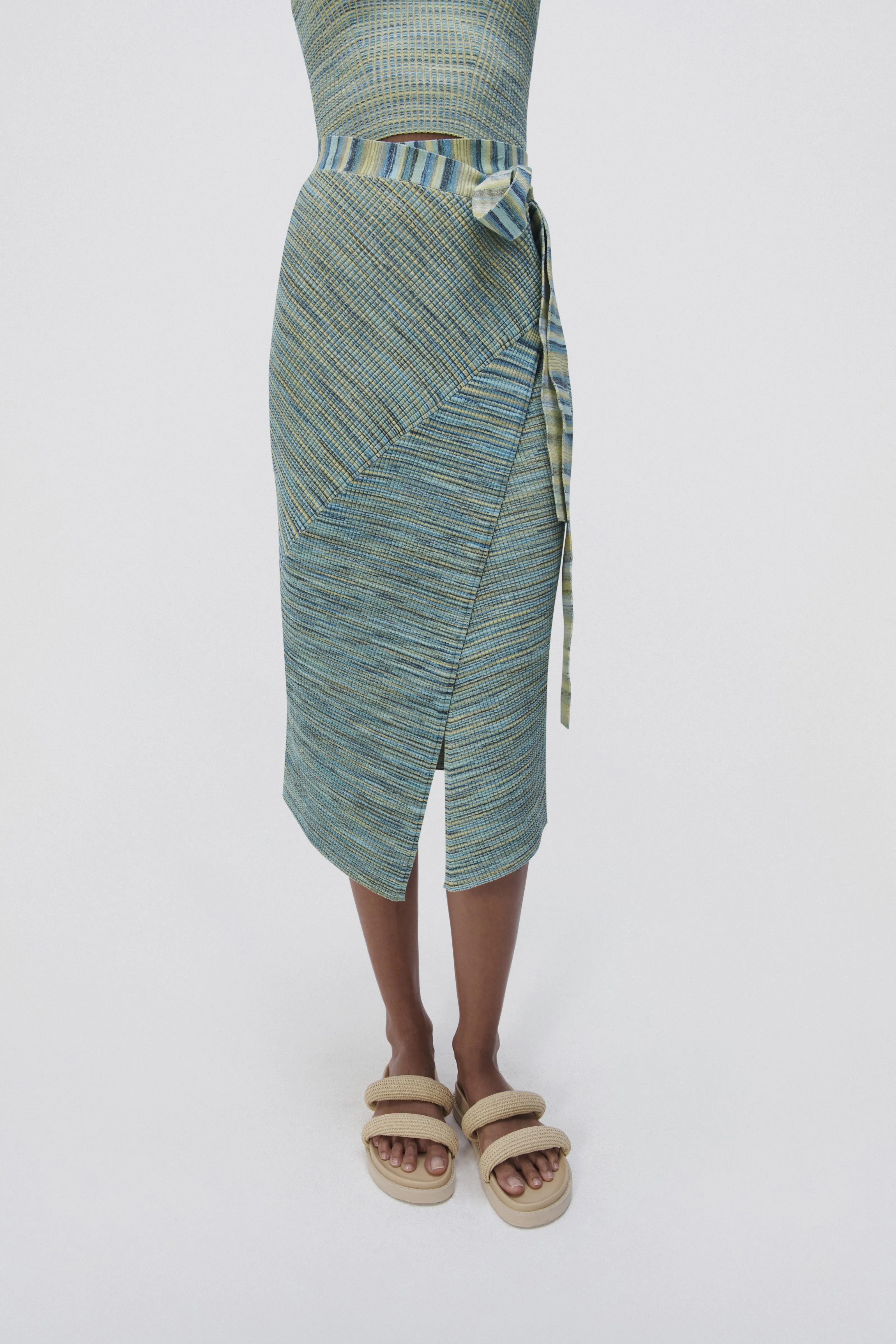 Paris Space Dye Skirt sold by Simkhai product image thumbnail 3