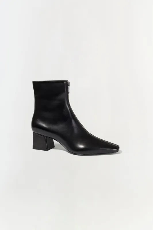 Ryder Leather Zip Boot sold by Simkhai