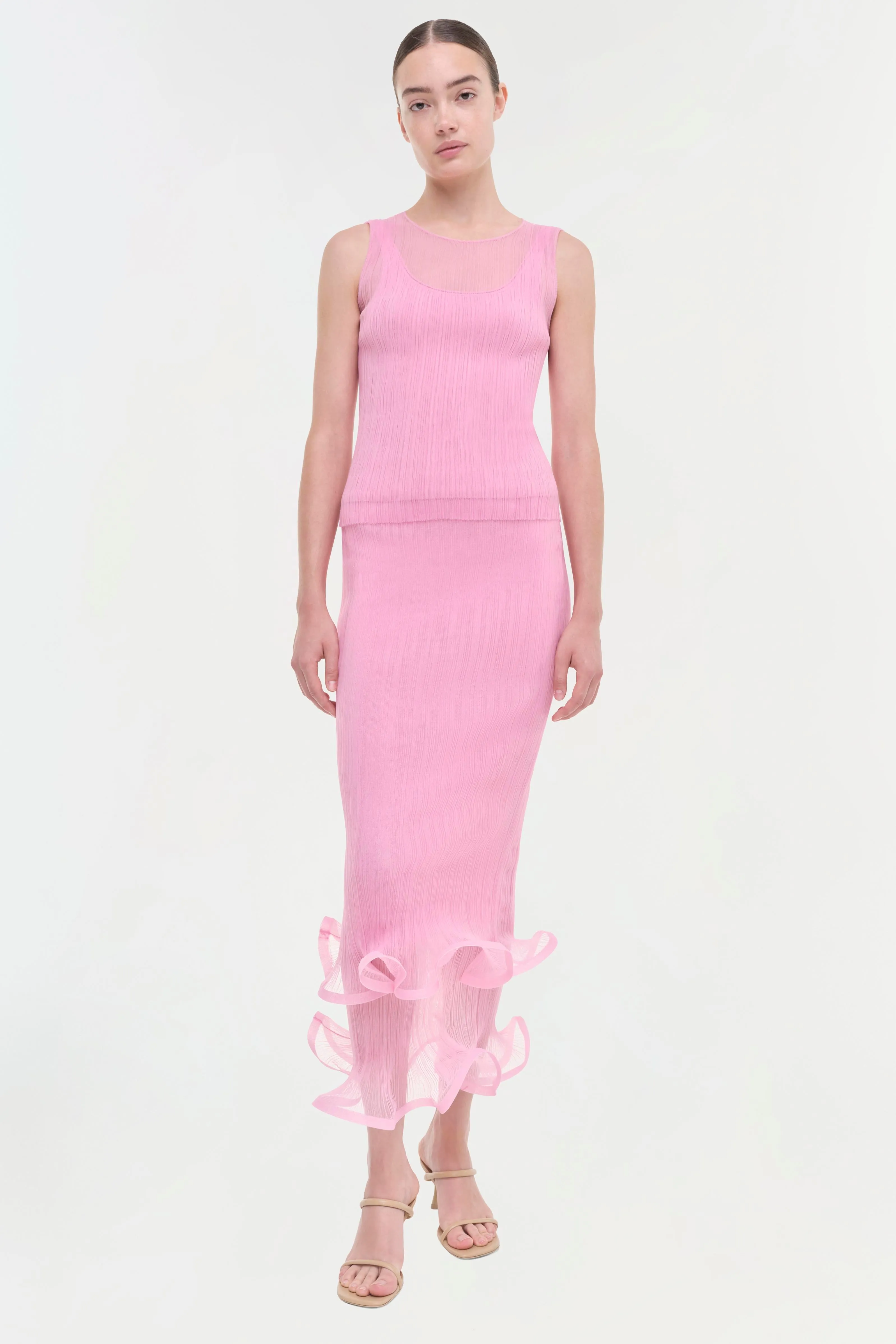 Kelso Knit Midi Skirt sold by Simkhai