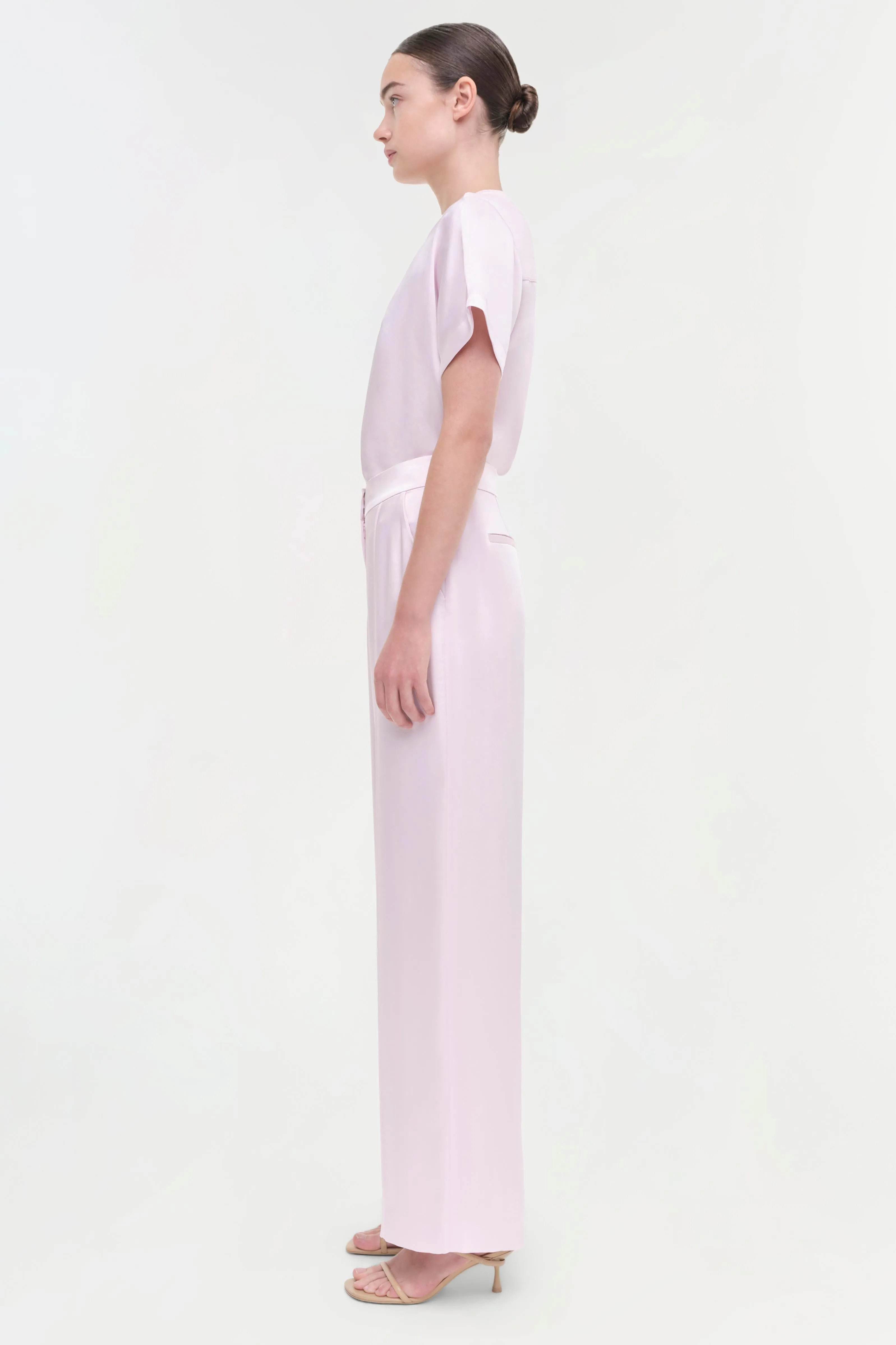Addy Satin T-Shirt sold by Simkhai product image thumbnail 3