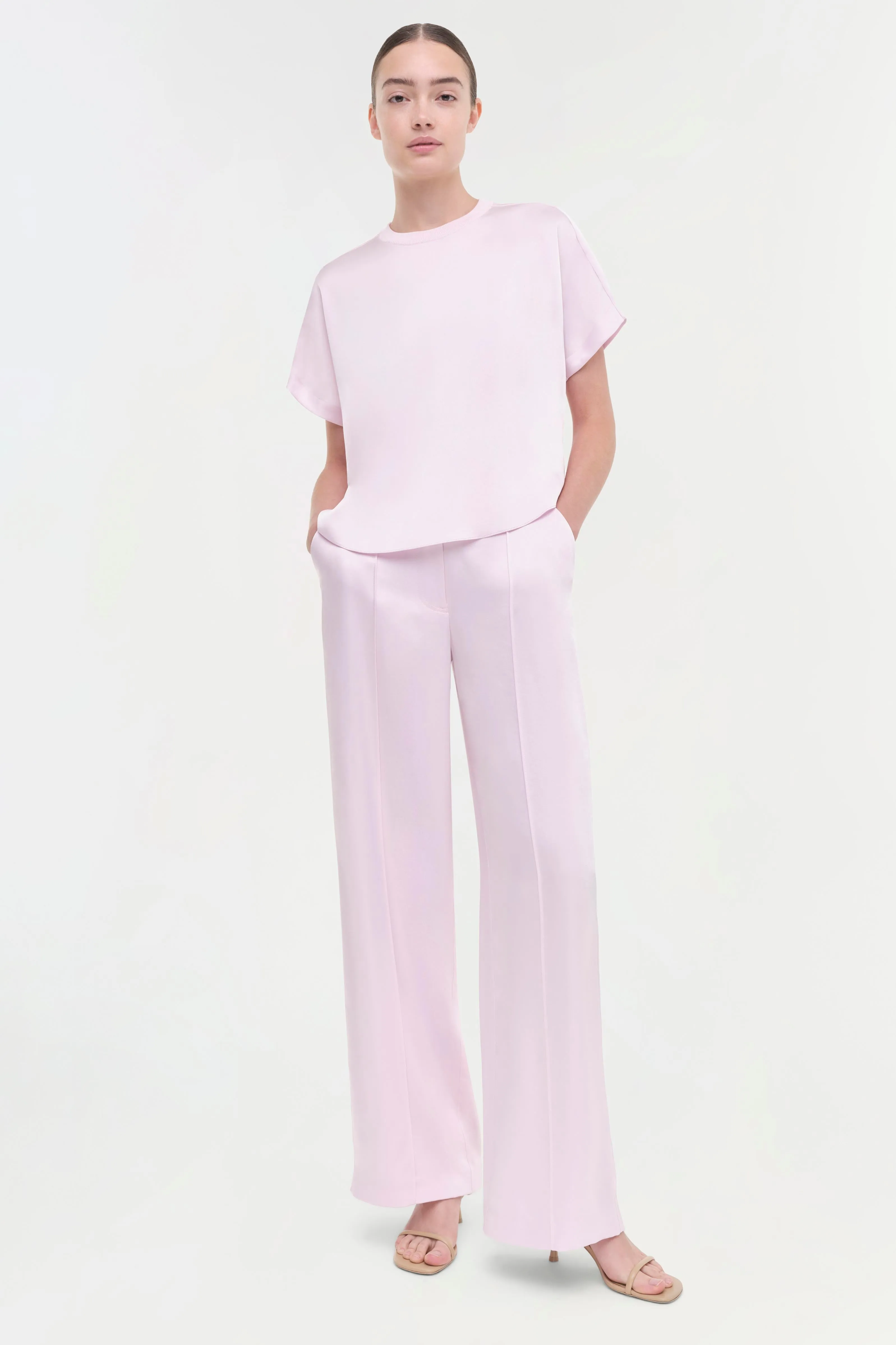 Addy Satin T-Shirt sold by Simkhai product image thumbnail 2
