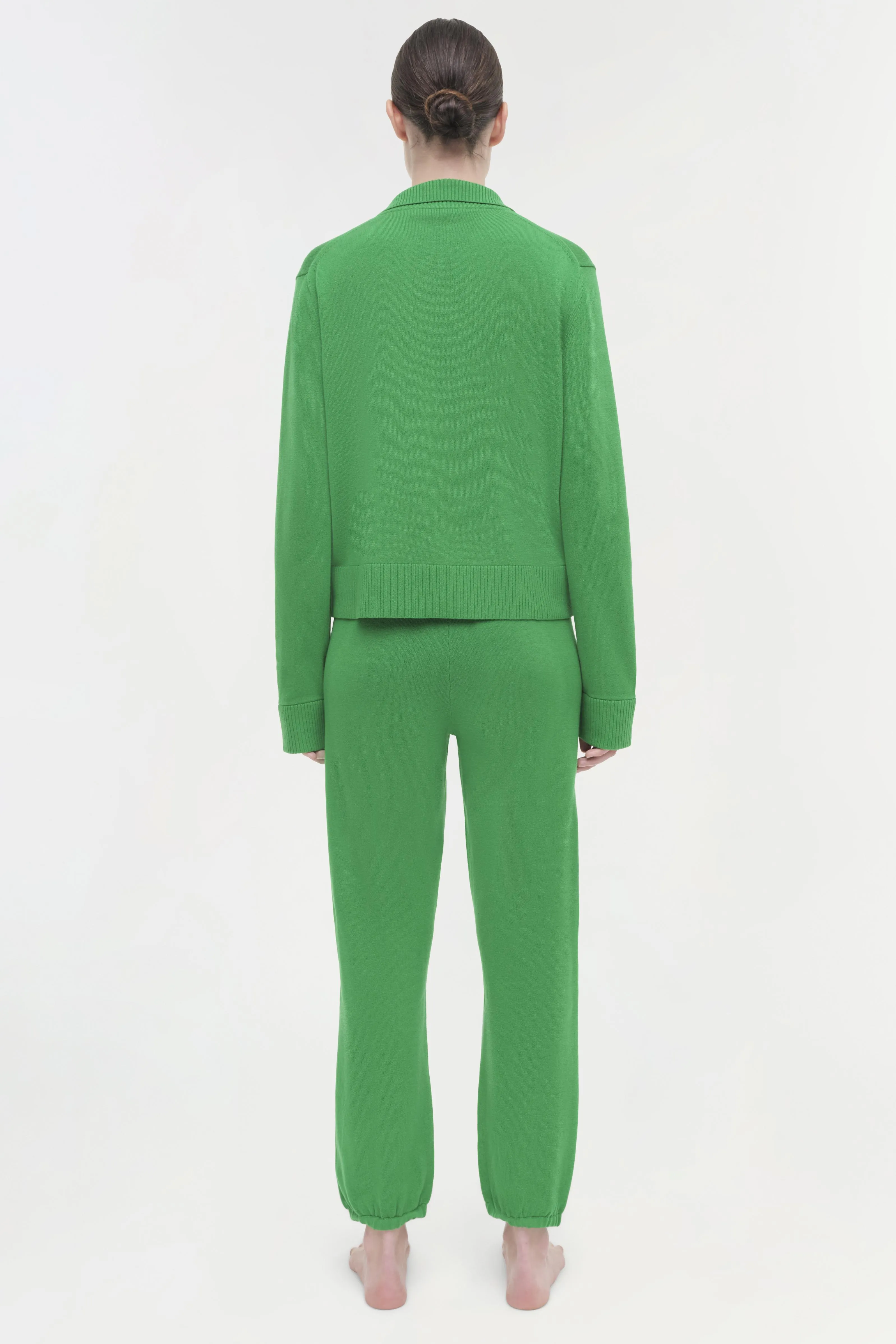Cotton Cashmere Long Sleeve Polo sold by Simkhai product image thumbnail 4