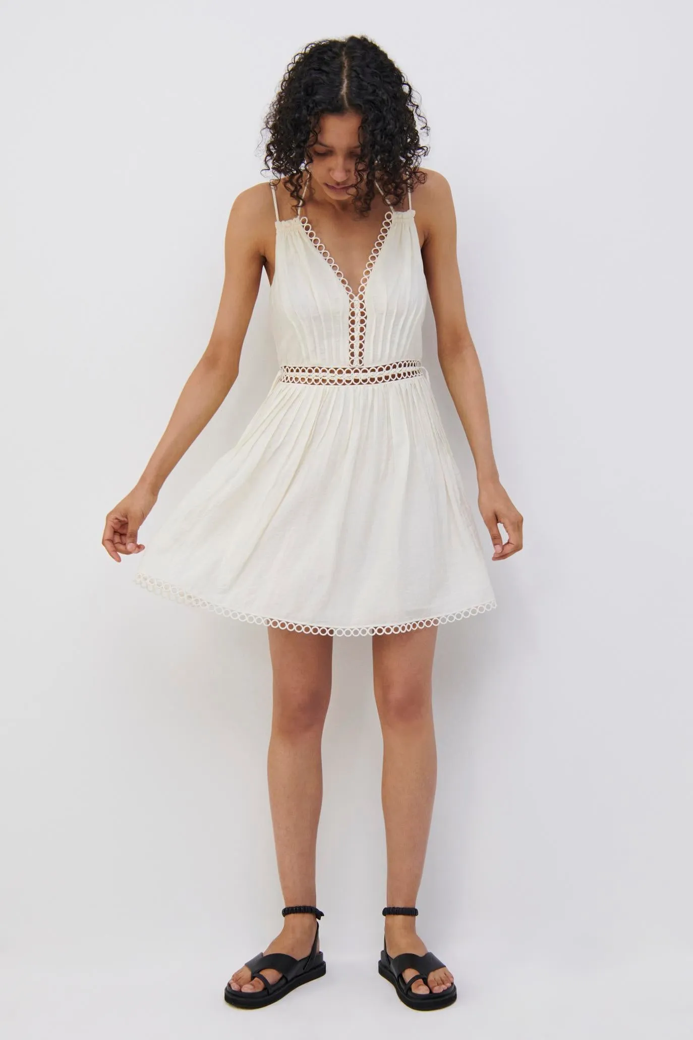 Trista Summer Lace Mini Dress sold by Simkhai product image thumbnail 4