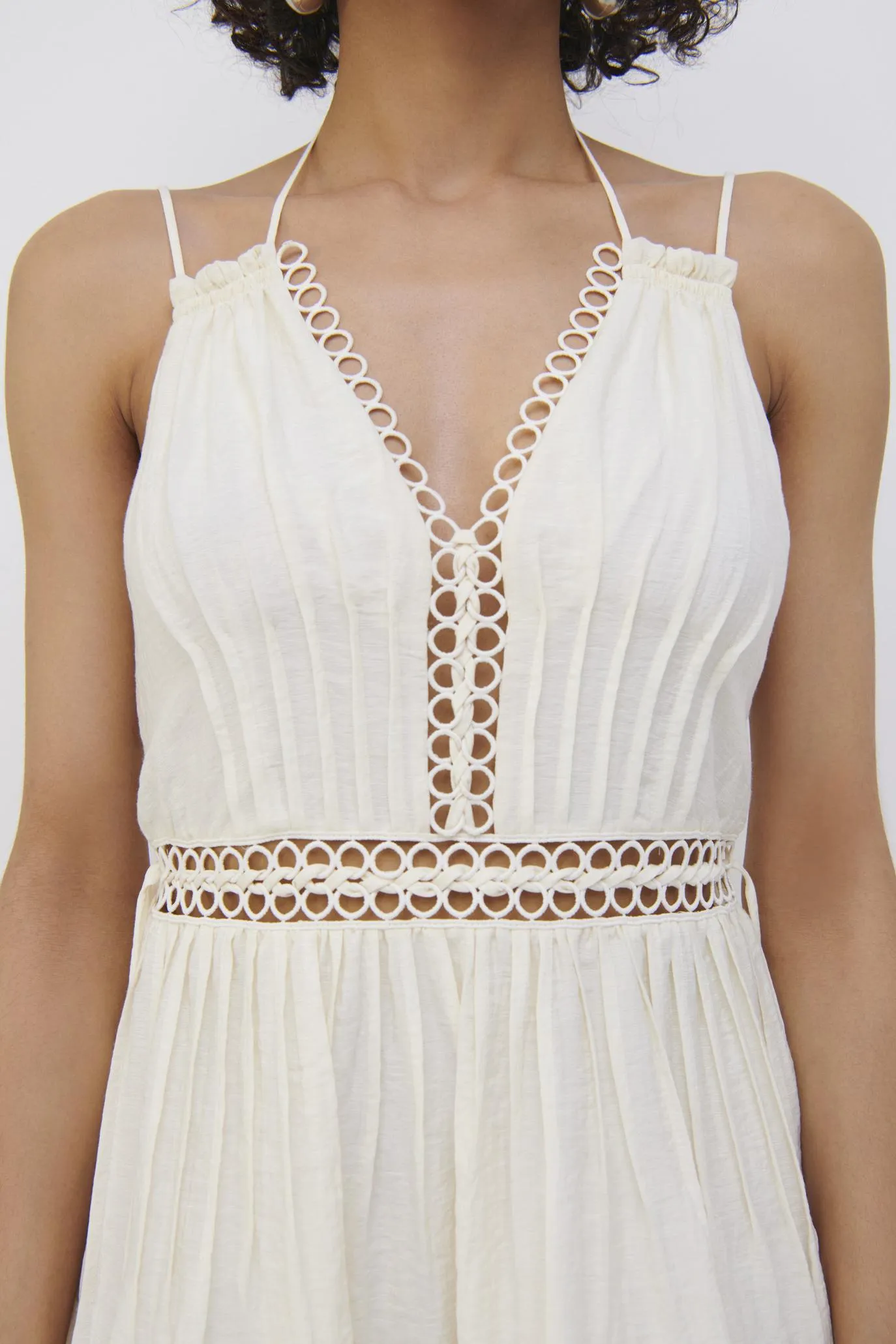 Trista Summer Lace Mini Dress sold by Simkhai product image thumbnail 3