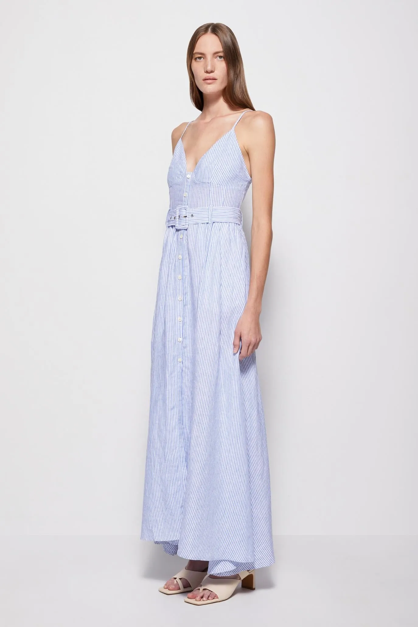 Vicky Linen Midi Dress sold by Simkhai product image thumbnail 3