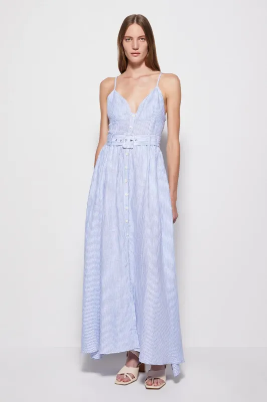 Vicky Linen Midi Dress sold by Simkhai