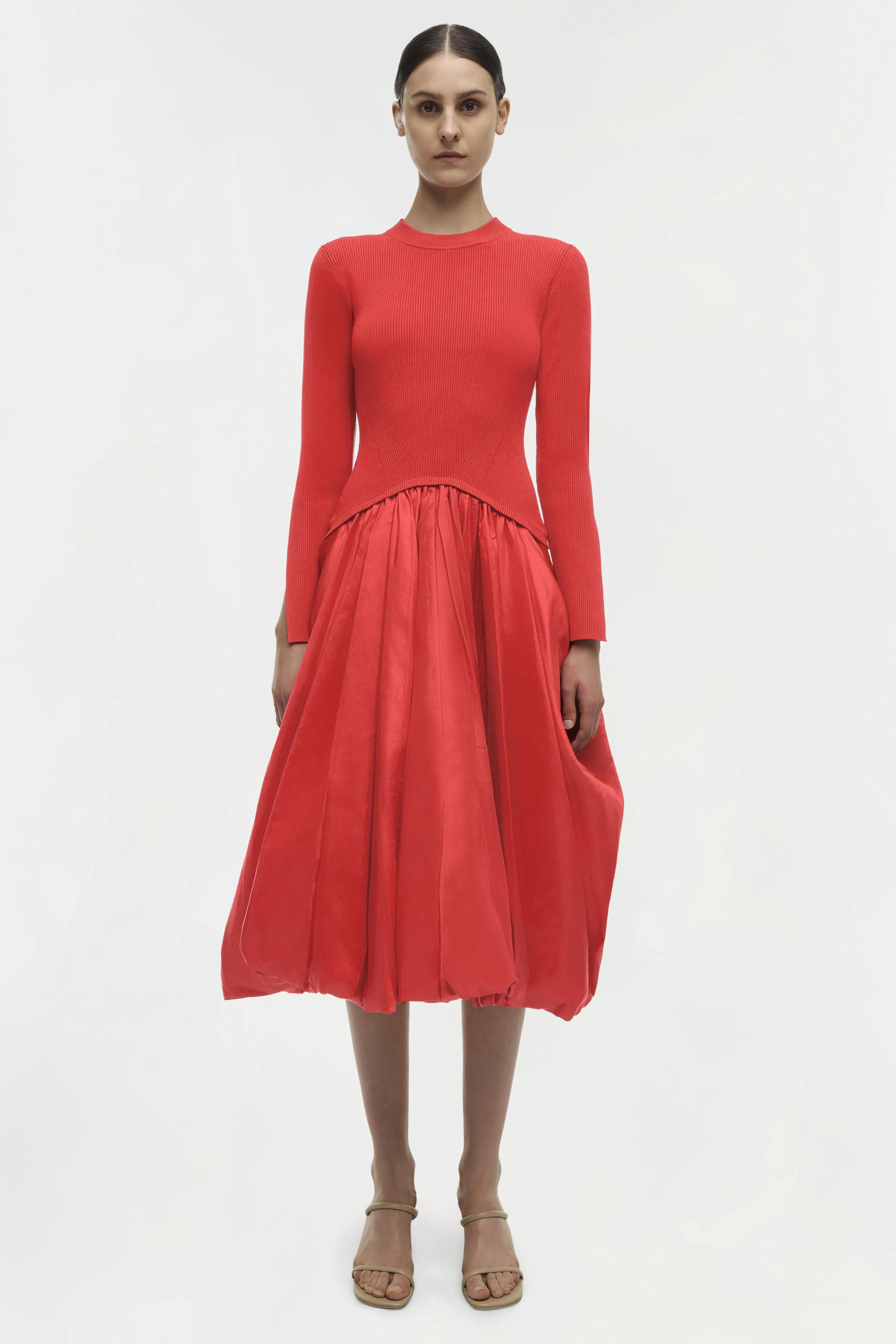 Kenlie Taffeta Knit Midi Dress sold by Simkhai product image thumbnail 5