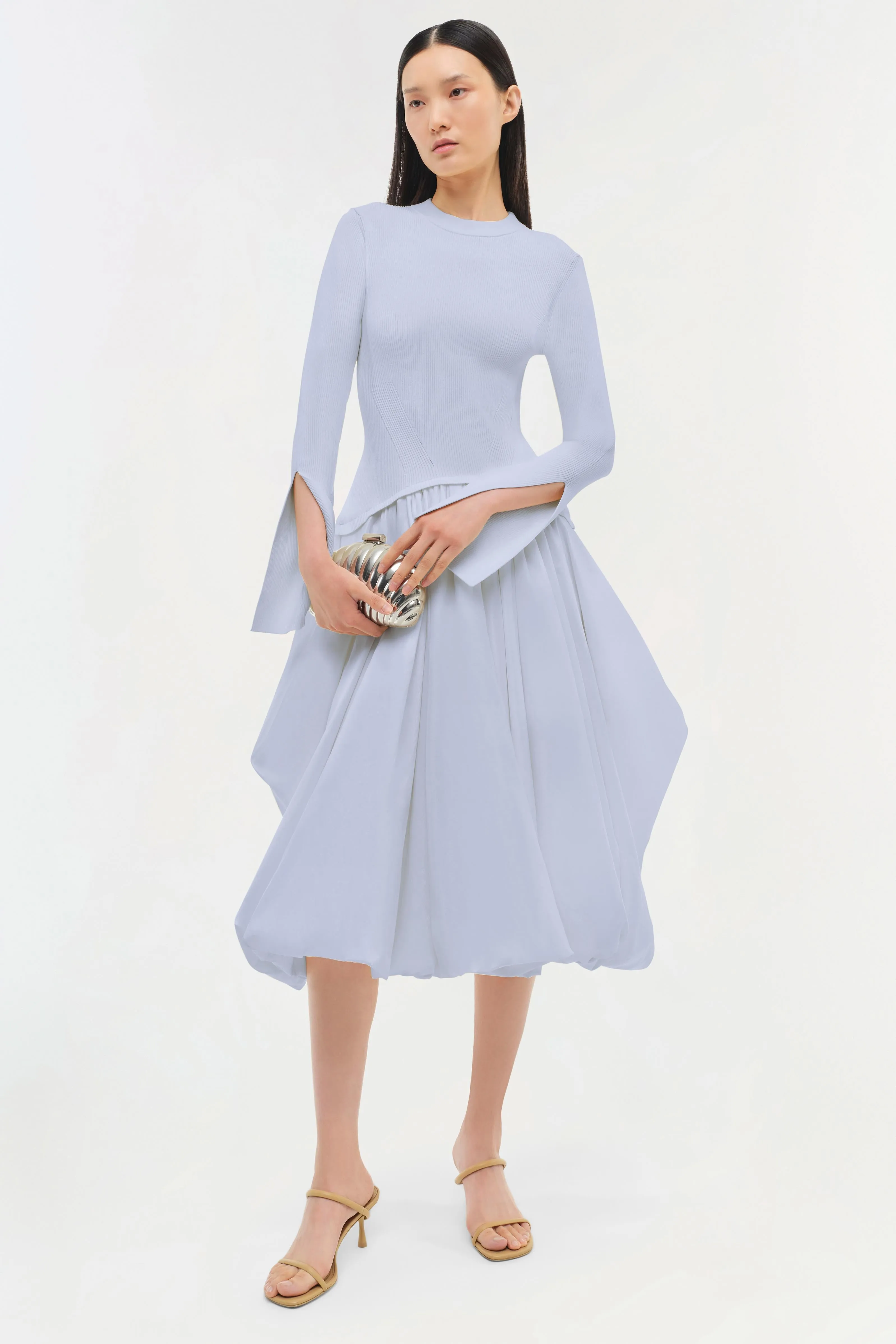 Kenlie Taffeta Knit Midi Dress sold by Simkhai product image thumbnail 2