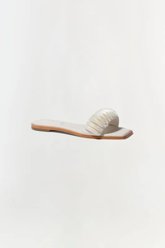 Pearlized Ripple Sandal made by Simkhai