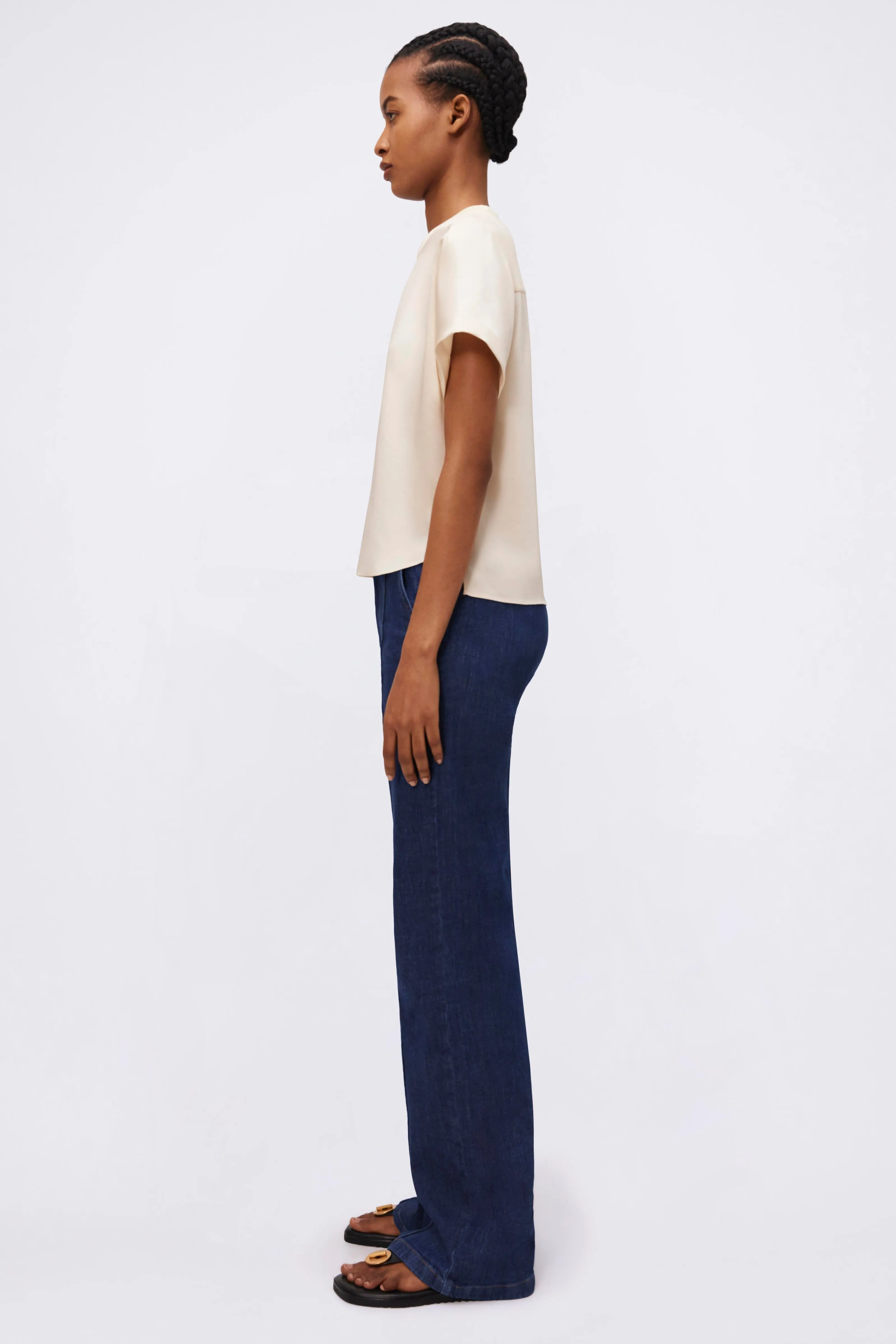Addy Satin T-Shirt sold by Simkhai product image thumbnail 2