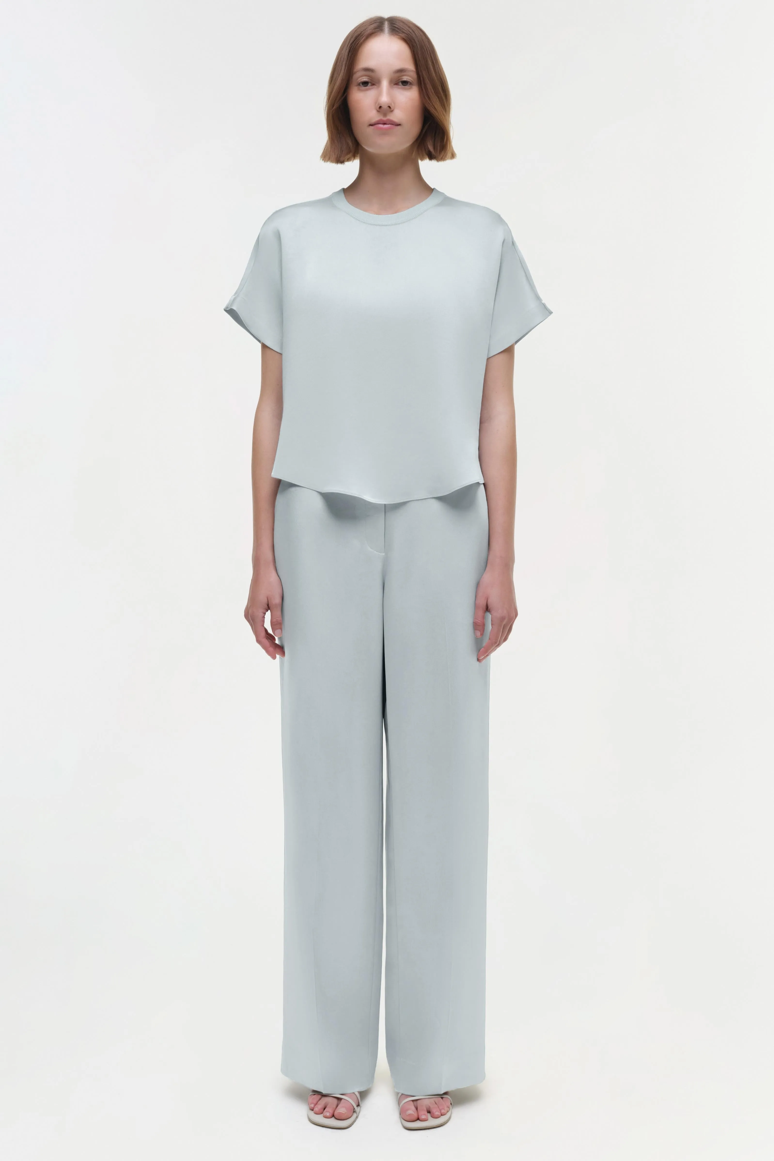 Addy Satin T-Shirt sold by Simkhai product image thumbnail 5