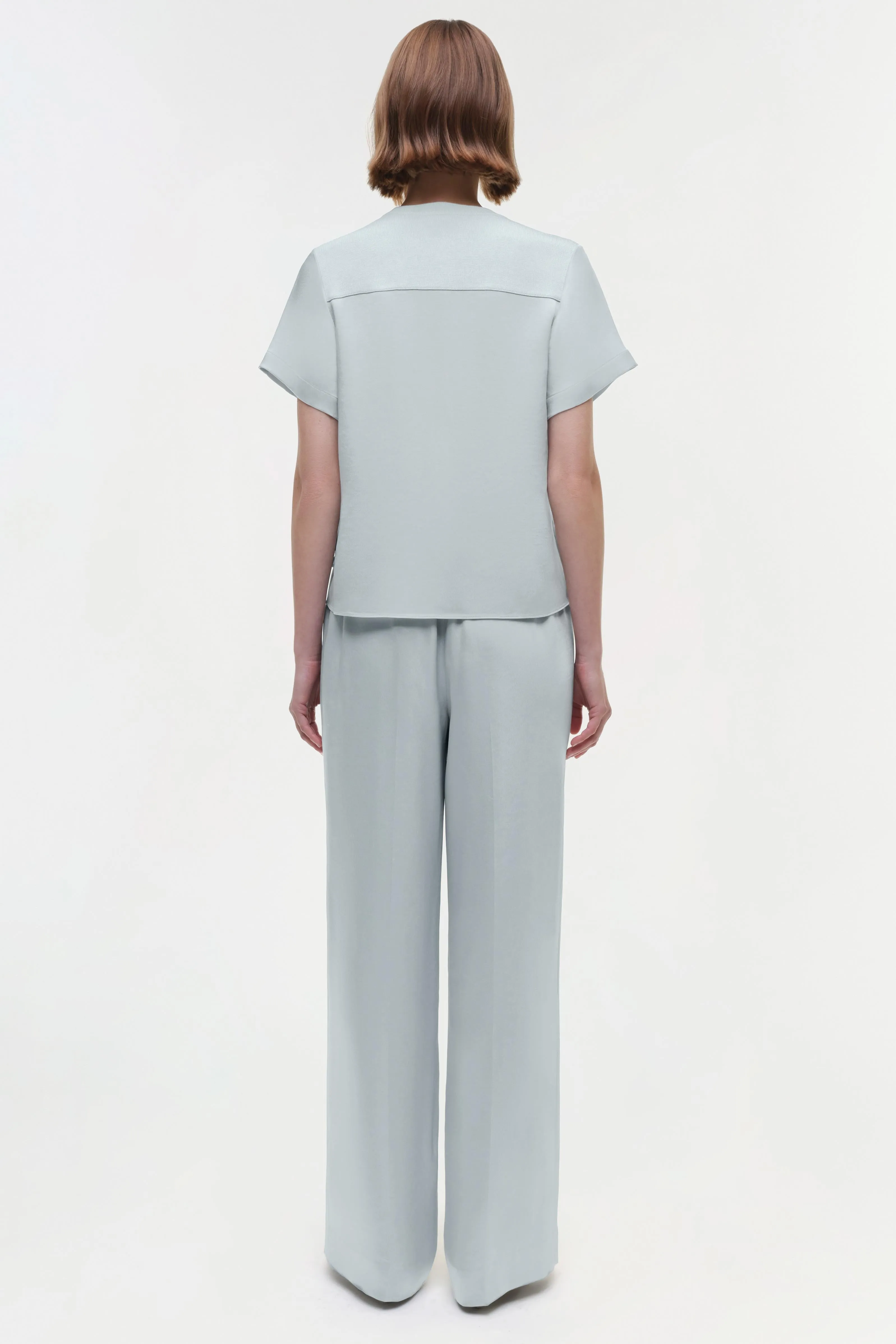 Addy Satin T-Shirt sold by Simkhai product image thumbnail 4