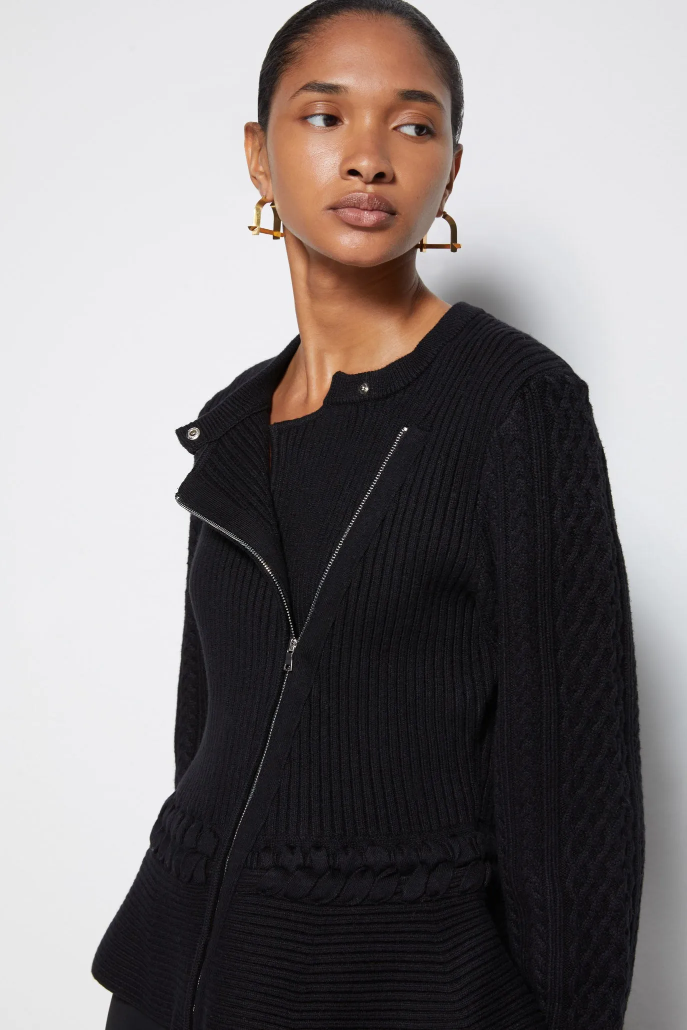 Signature Andi Peplum Jacket sold by Simkhai