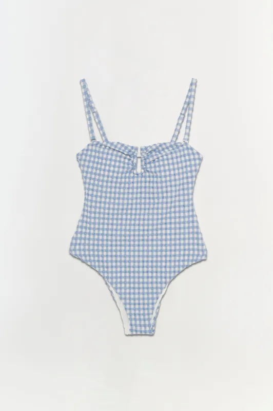 Ottilie Strapless Swimsuit made by Simkhai