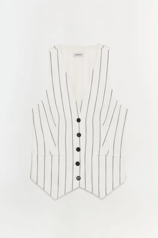 Sabina Vest sold by Simkhai