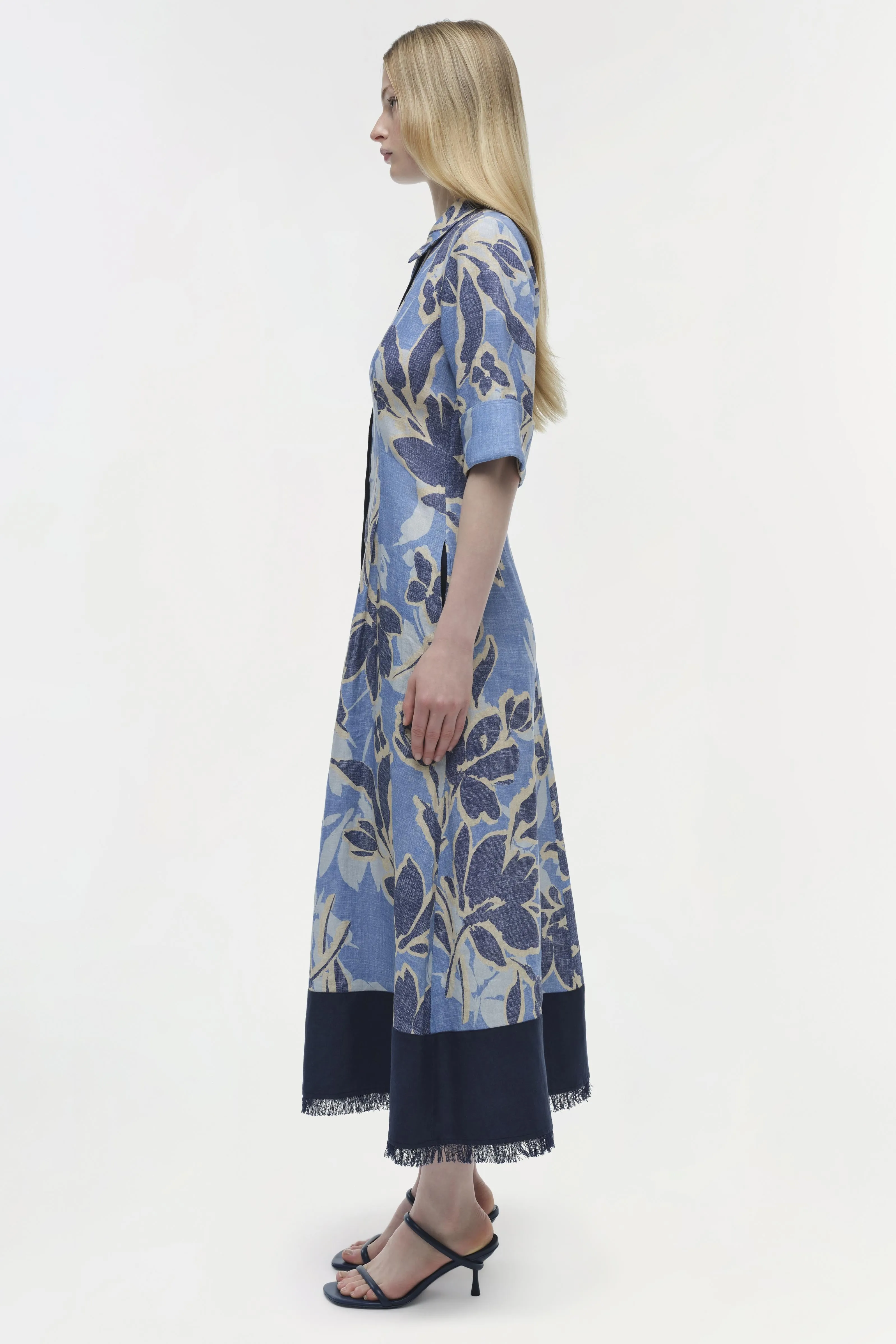 Claudine Linen Midi Dress sold by Simkhai product image thumbnail 4