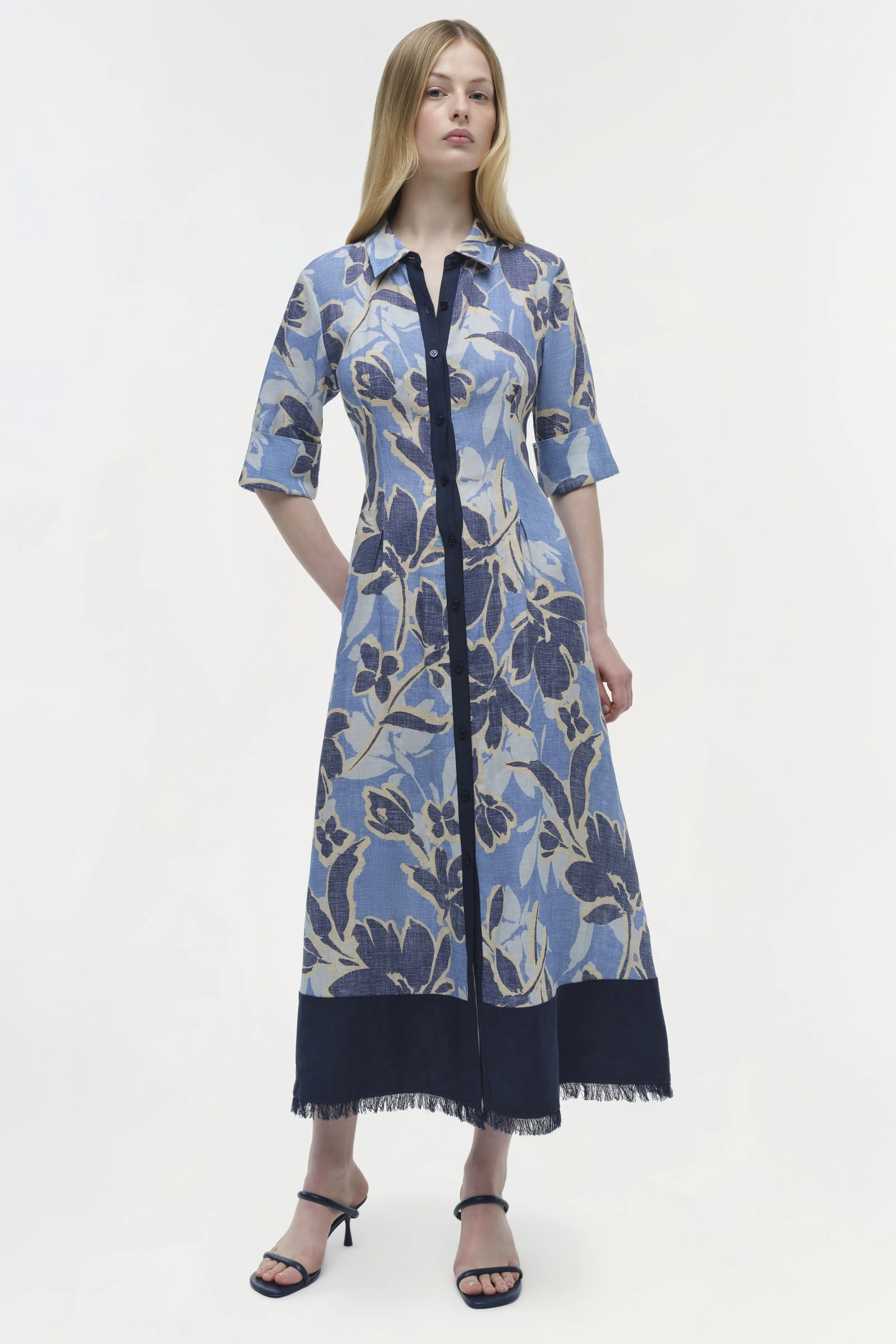 Claudine Linen Midi Dress sold by Simkhai product image thumbnail 2