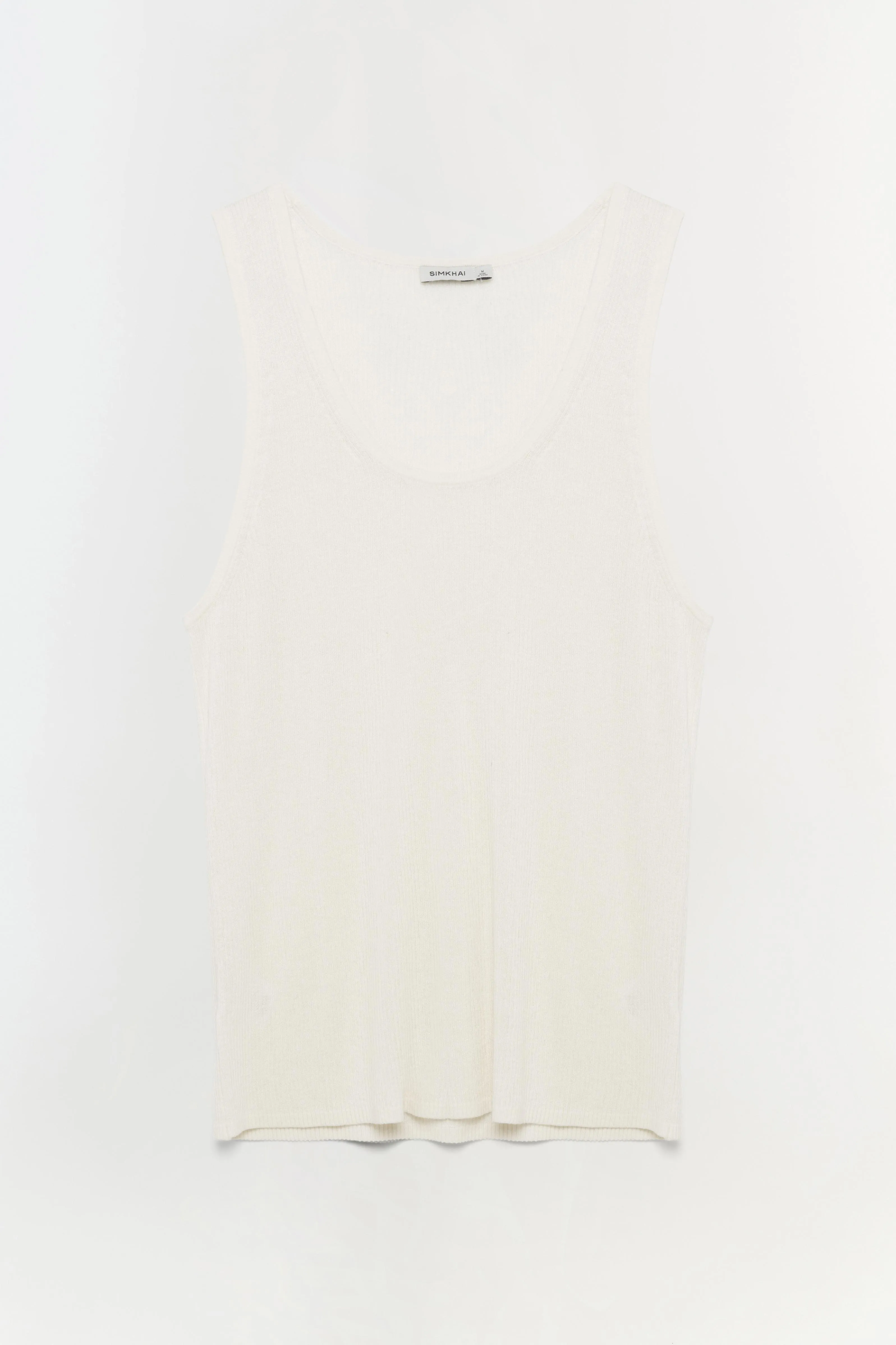 Idris Silk Linen Tank sold by Simkhai