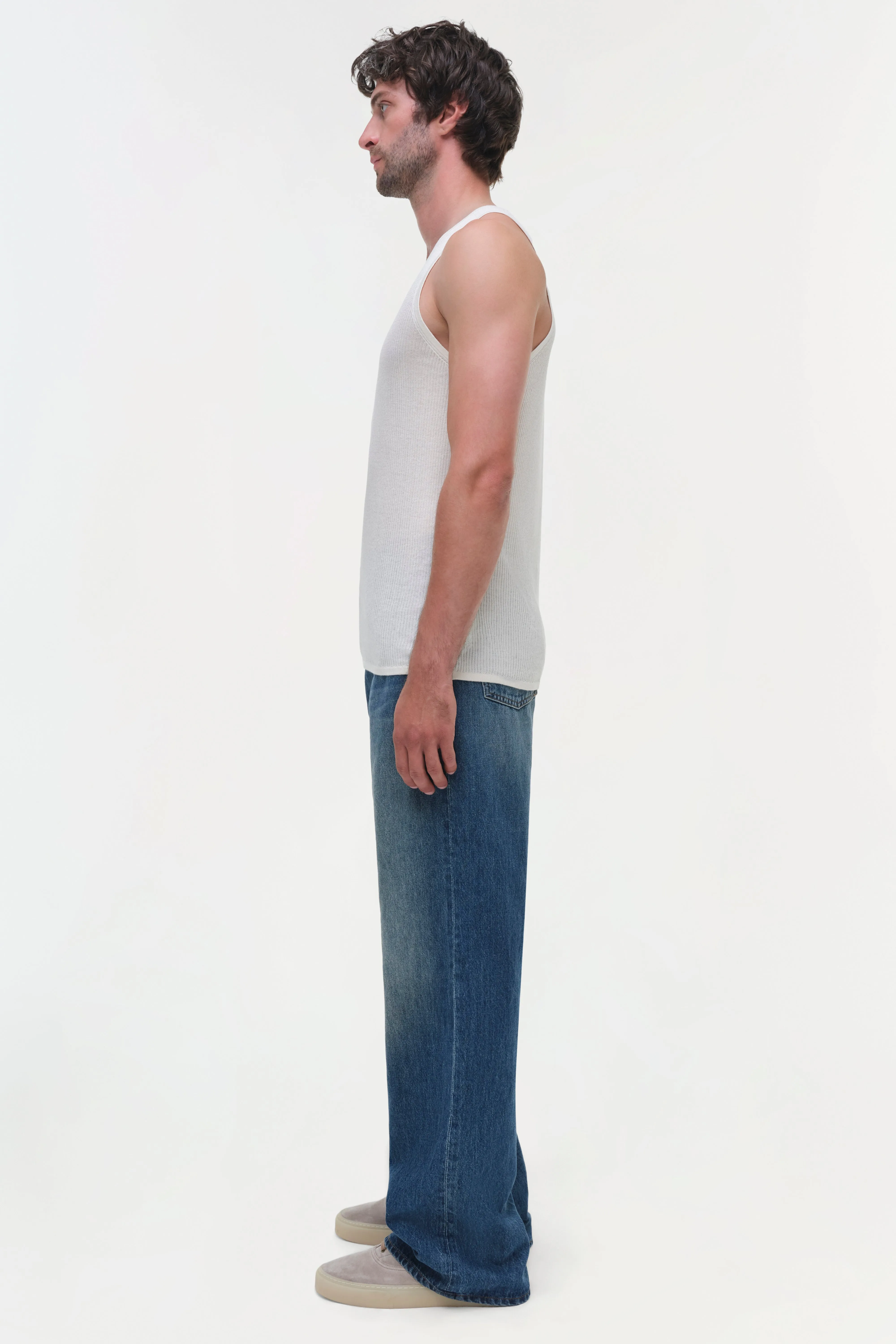 Idris Silk Linen Tank sold by Simkhai product image thumbnail 4