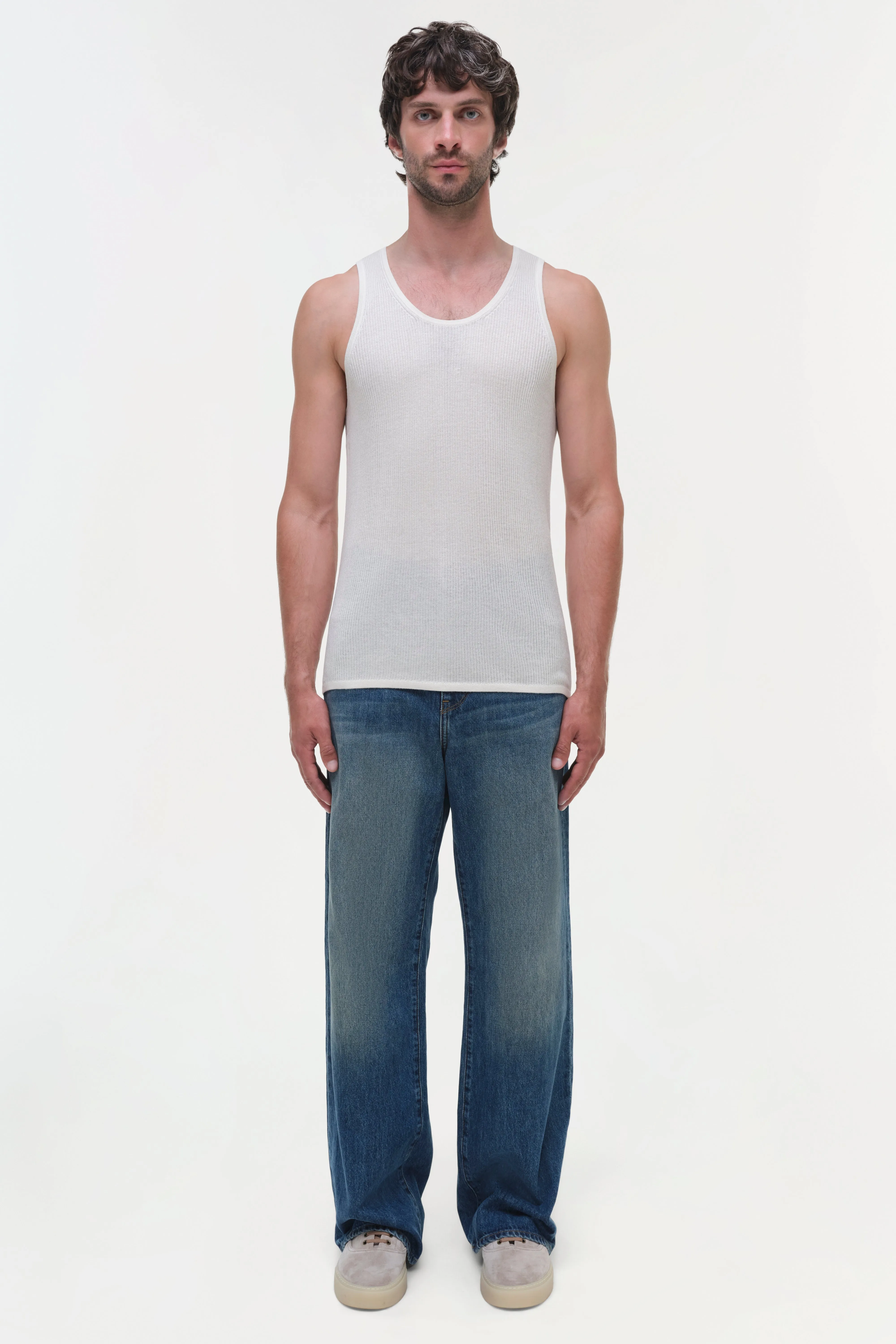 Idris Silk Linen Tank sold by Simkhai product image thumbnail 5