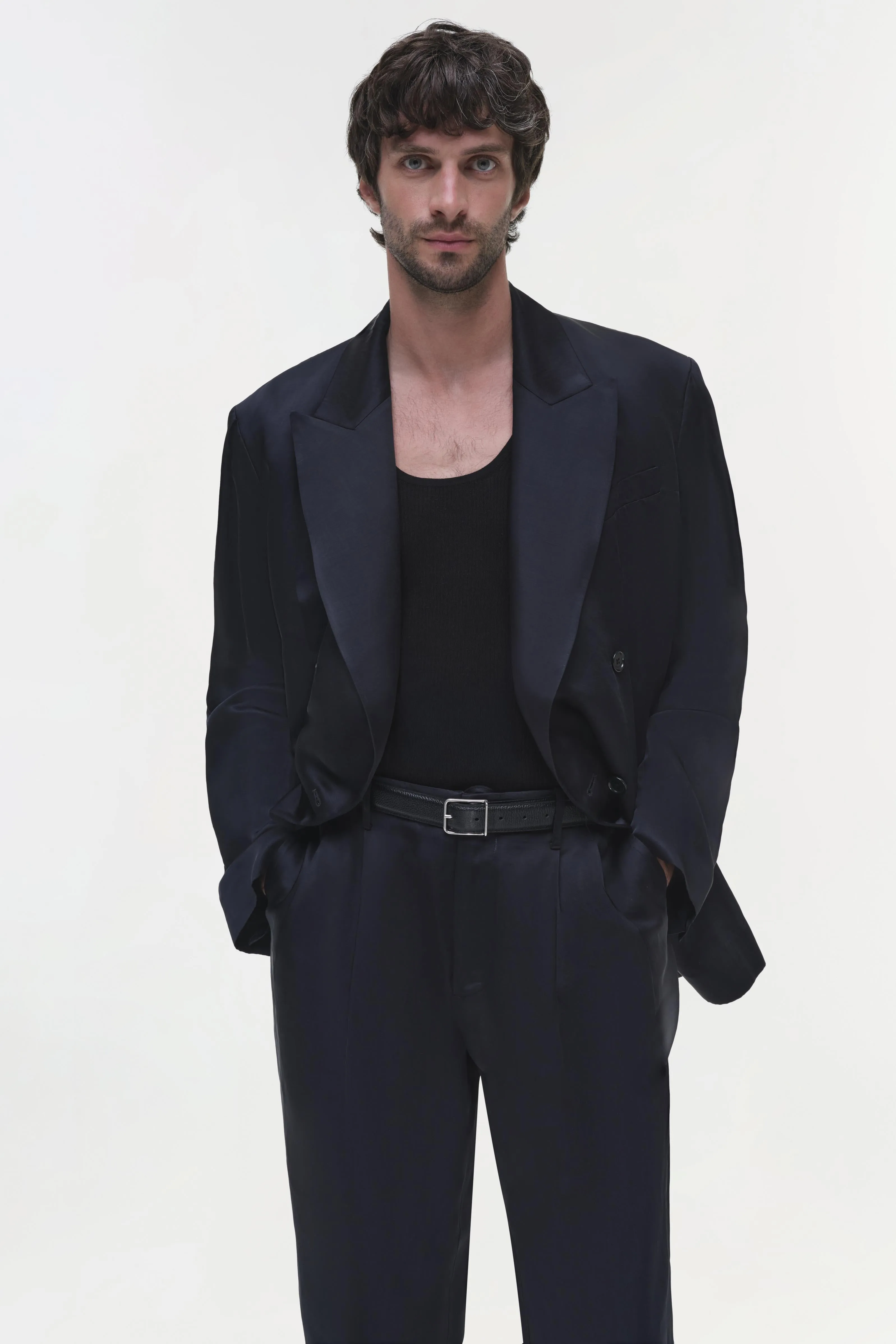 Benson Satin Blazer sold by Simkhai product image thumbnail 3