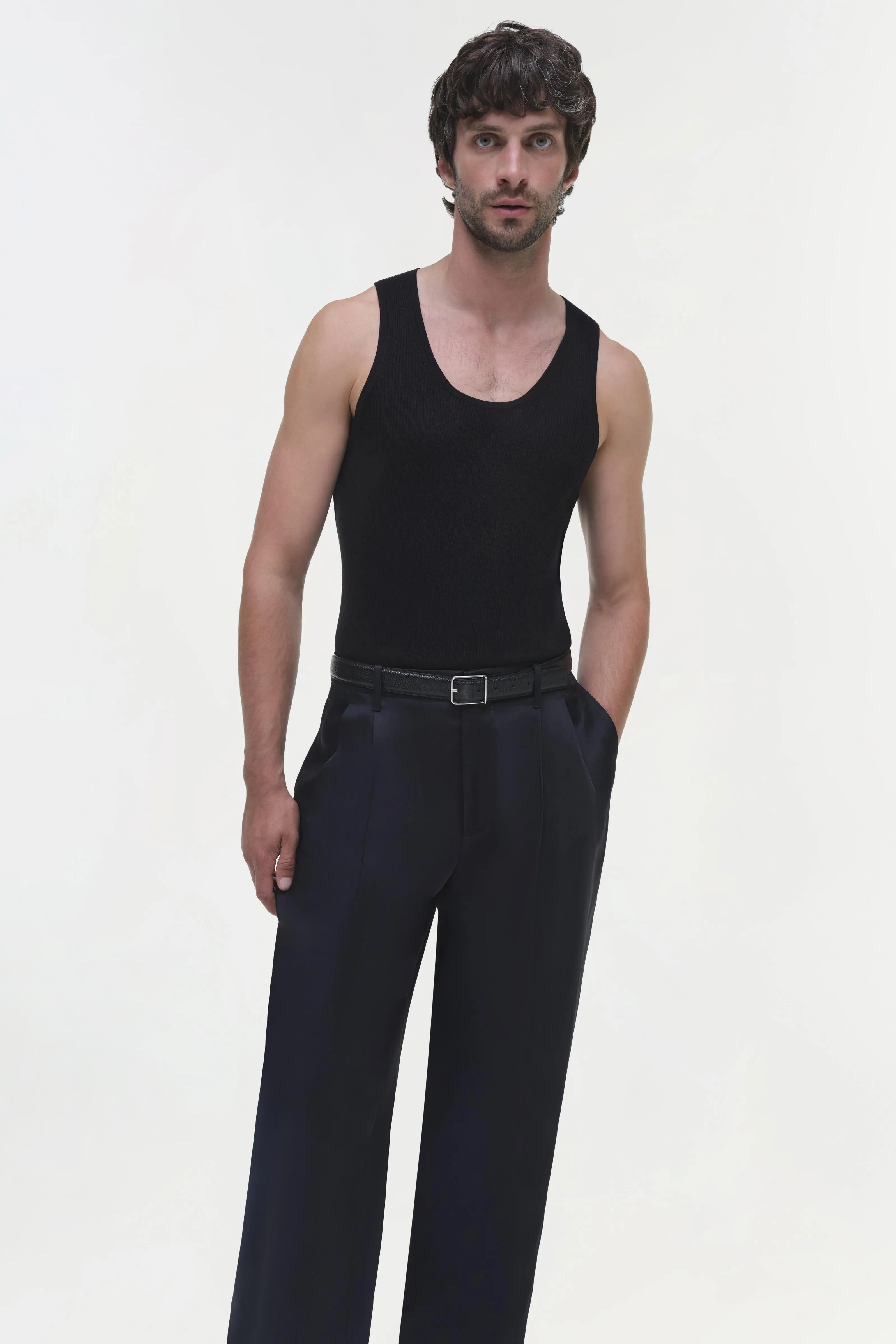 Wilson Wide Leg Satin Trousers sold by Simkhai product image thumbnail 3