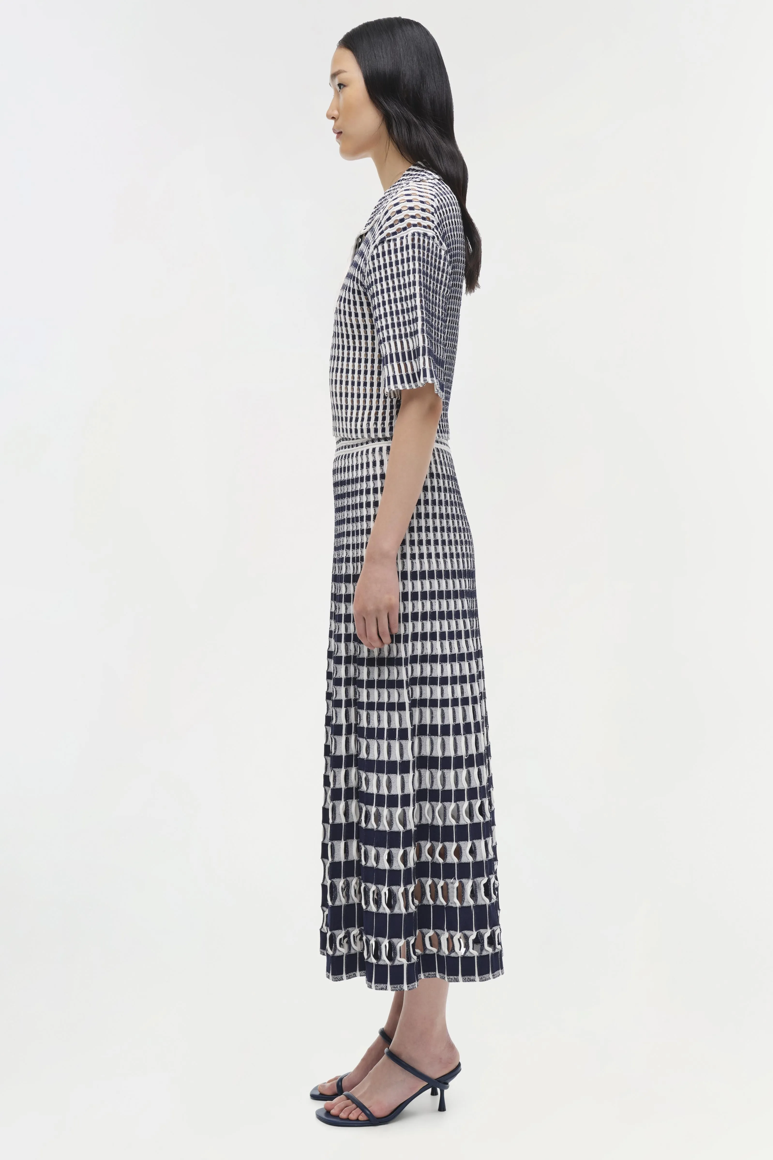 Larken Knit Midi Skirt sold by Simkhai product image thumbnail 4