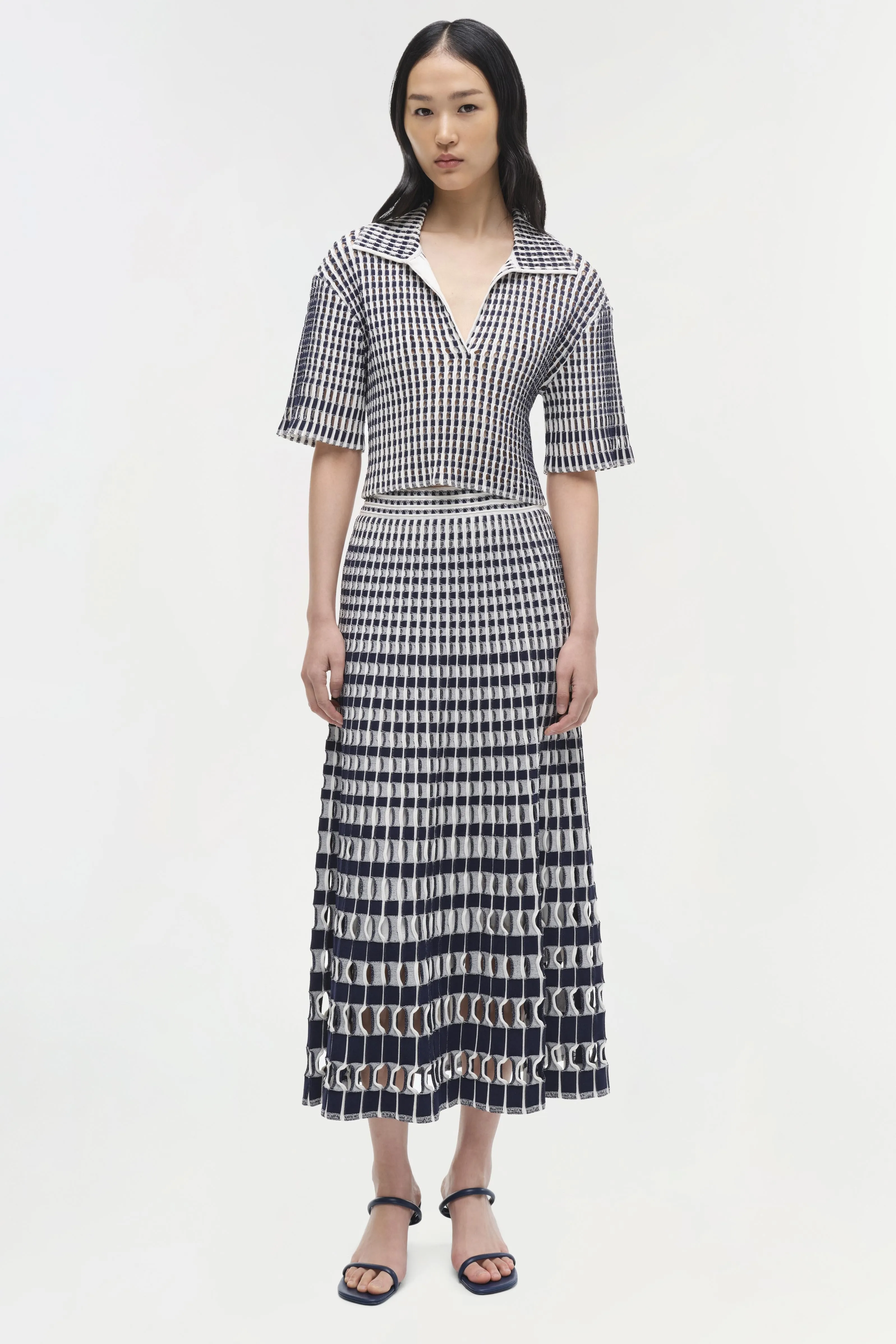 Larken Knit Midi Skirt sold by Simkhai product image thumbnail 3