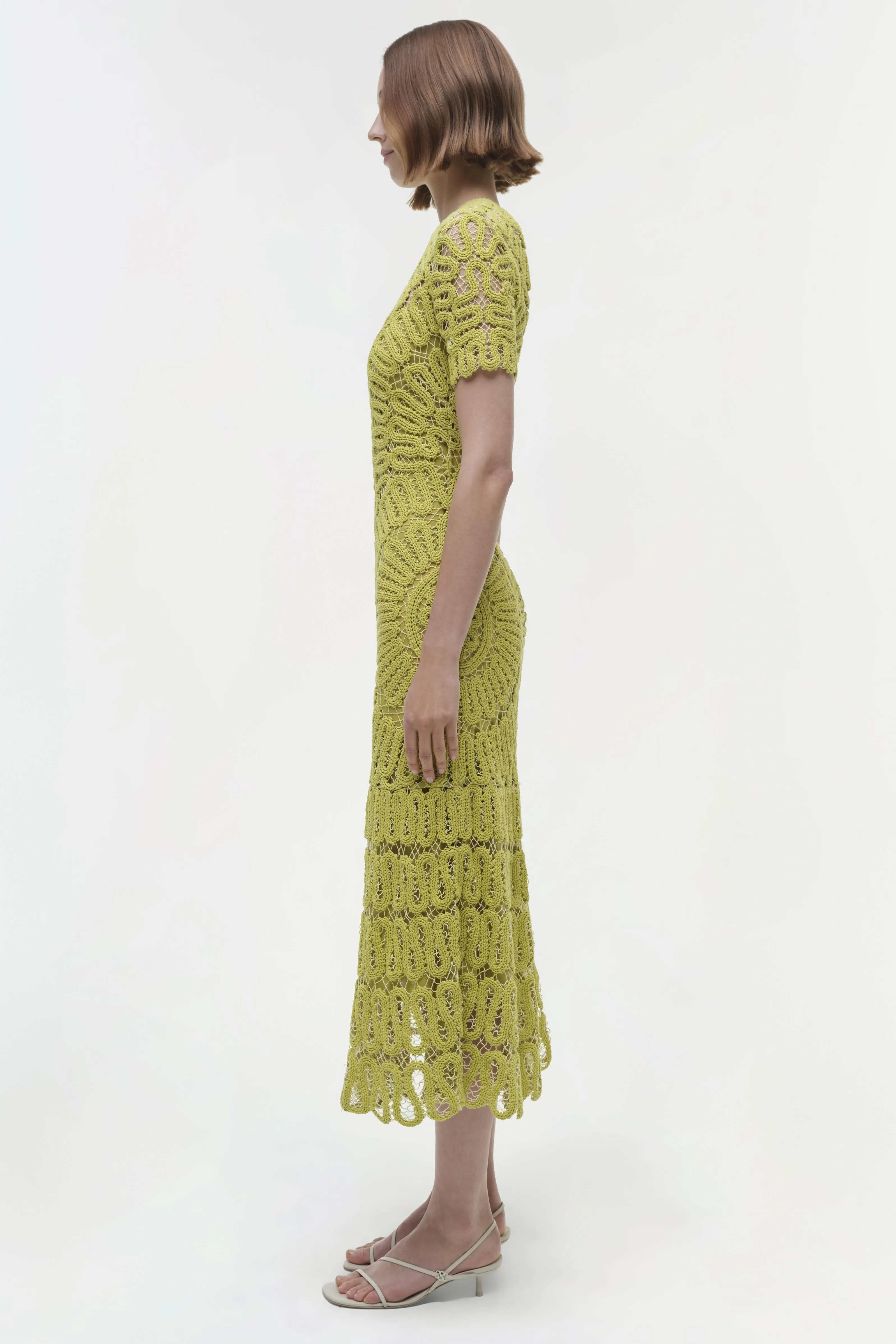 Lorelai Embroidered Midi Dress sold by Simkhai product image thumbnail 4