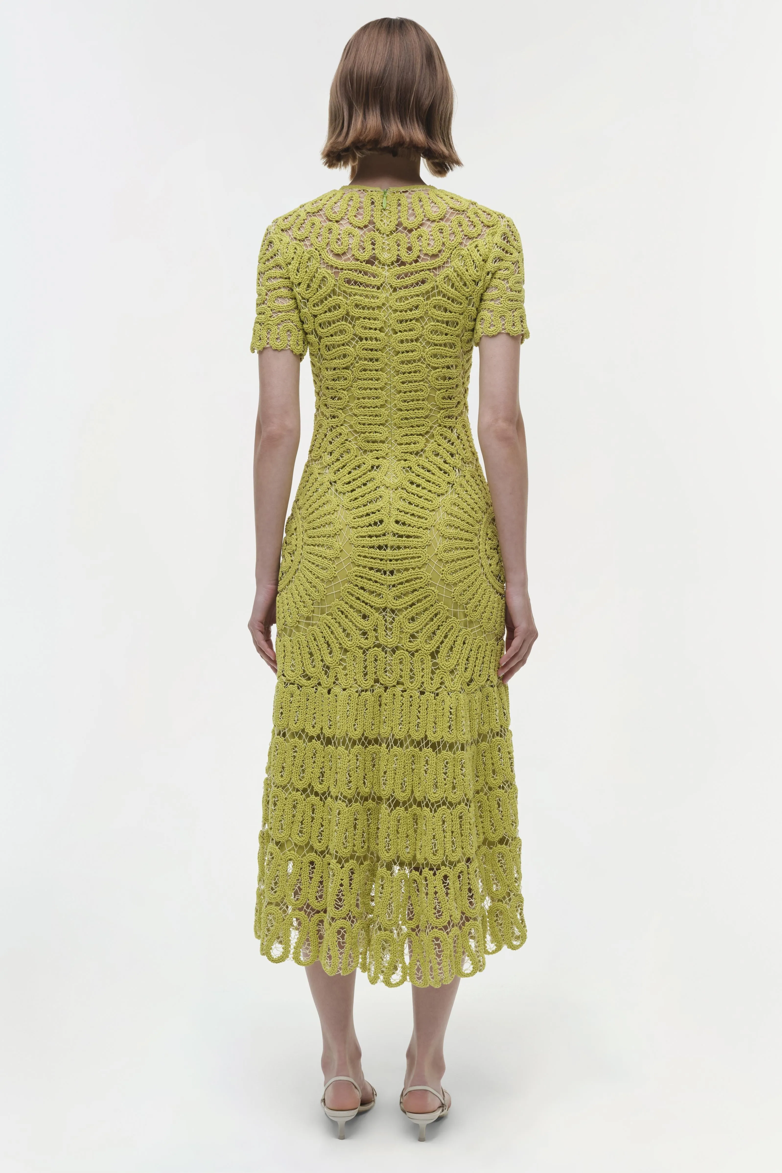 Lorelai Embroidered Midi Dress sold by Simkhai product image thumbnail 5